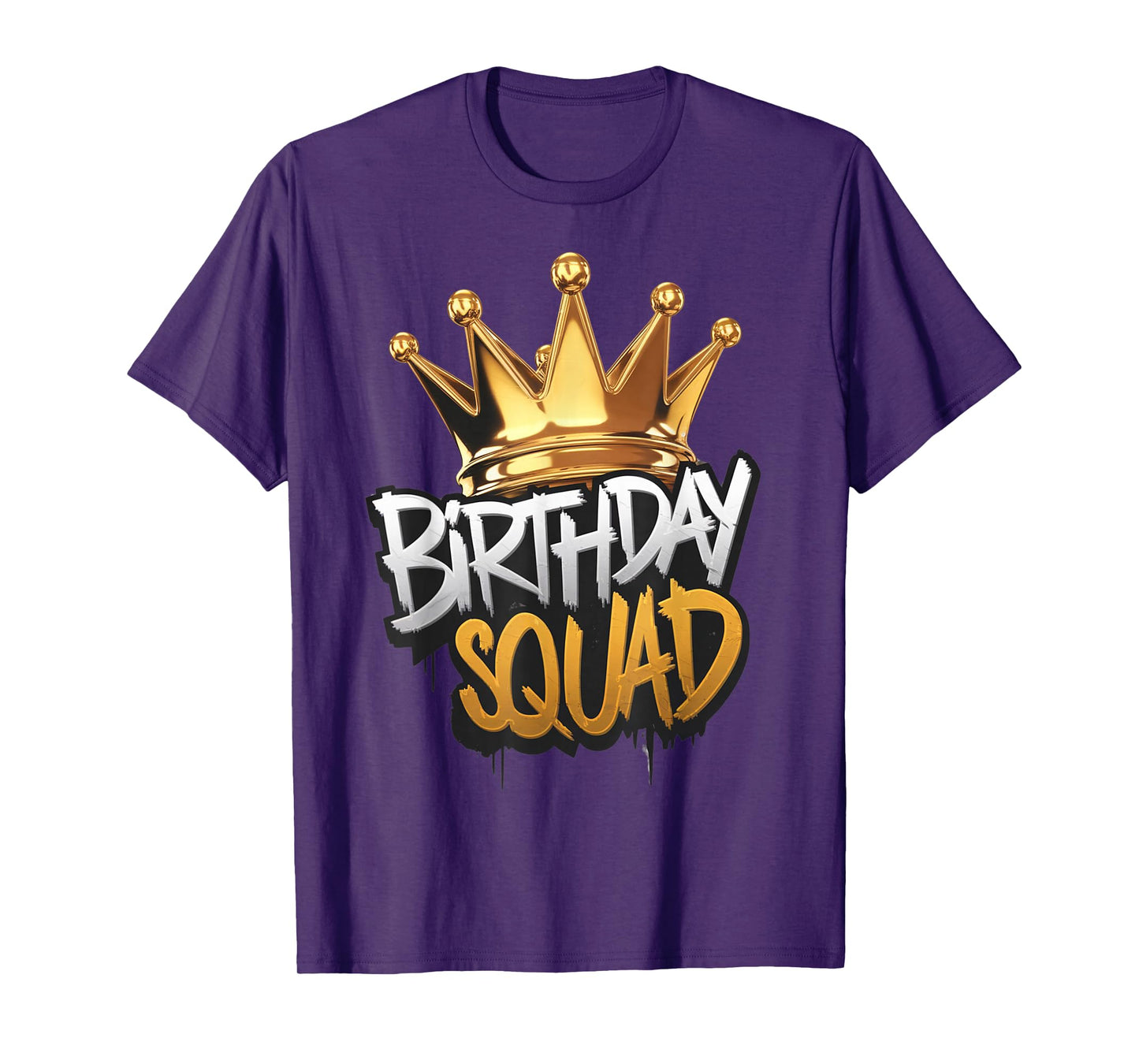 Family Birthday Squad Matching Design Celebrate Bday Party T-Shirt