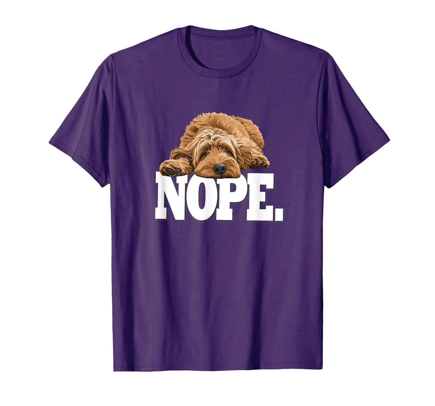 Mens & Womens Funny NOPE Napping Goldendoodle Doodle Lover T-Shirt
