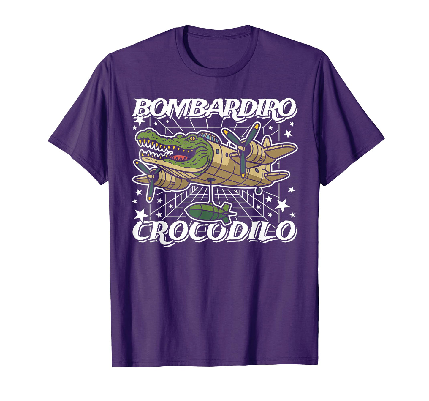 Bombardiro-Crocodilo Italian-Brainrot No Bad Drops on Kids T-Shirt