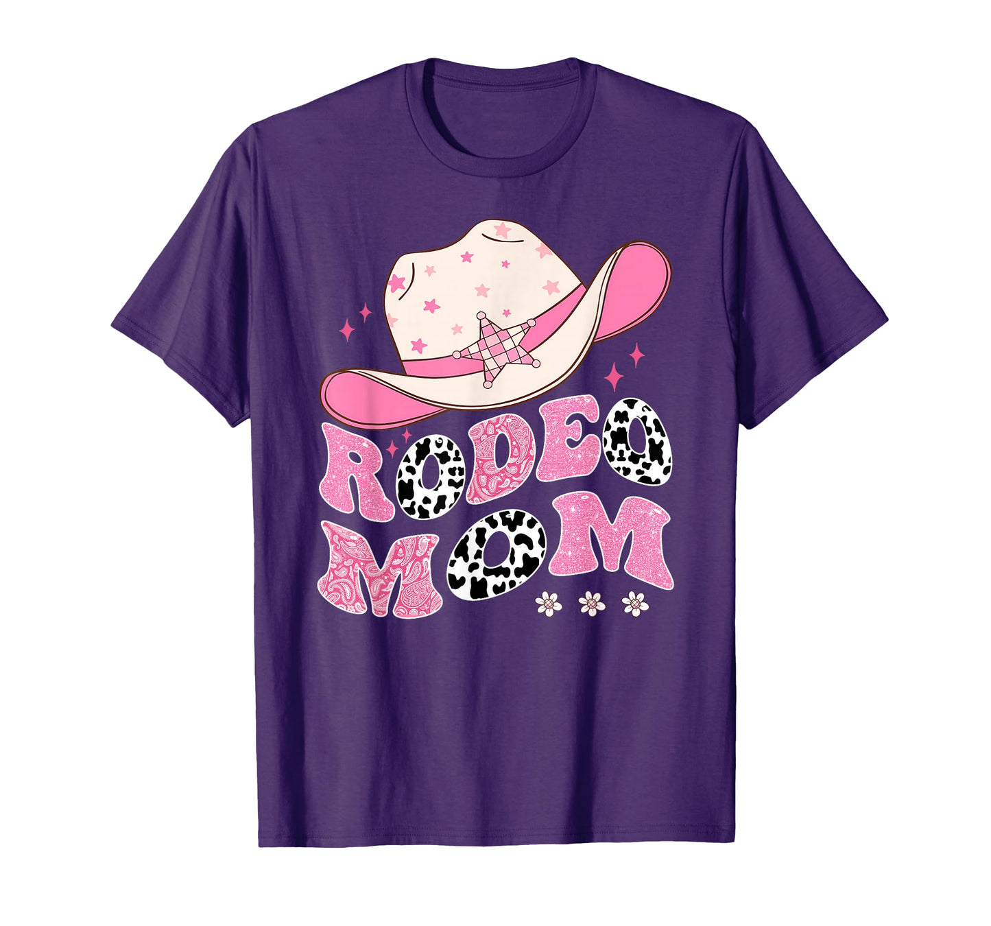 Rodeo Mom Pink CowGirl 1St Birthday Family Matching T-Shirt