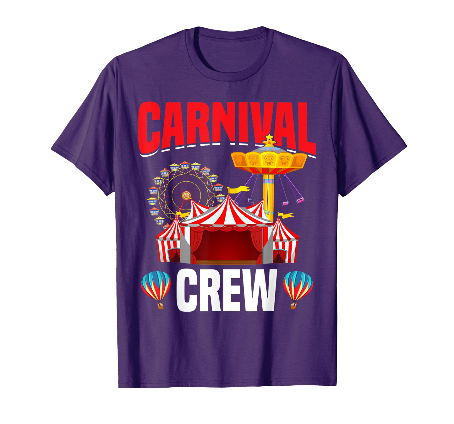 Carnival Crew Funny Circus Staff Costume Circus Theme Party T-Shirt