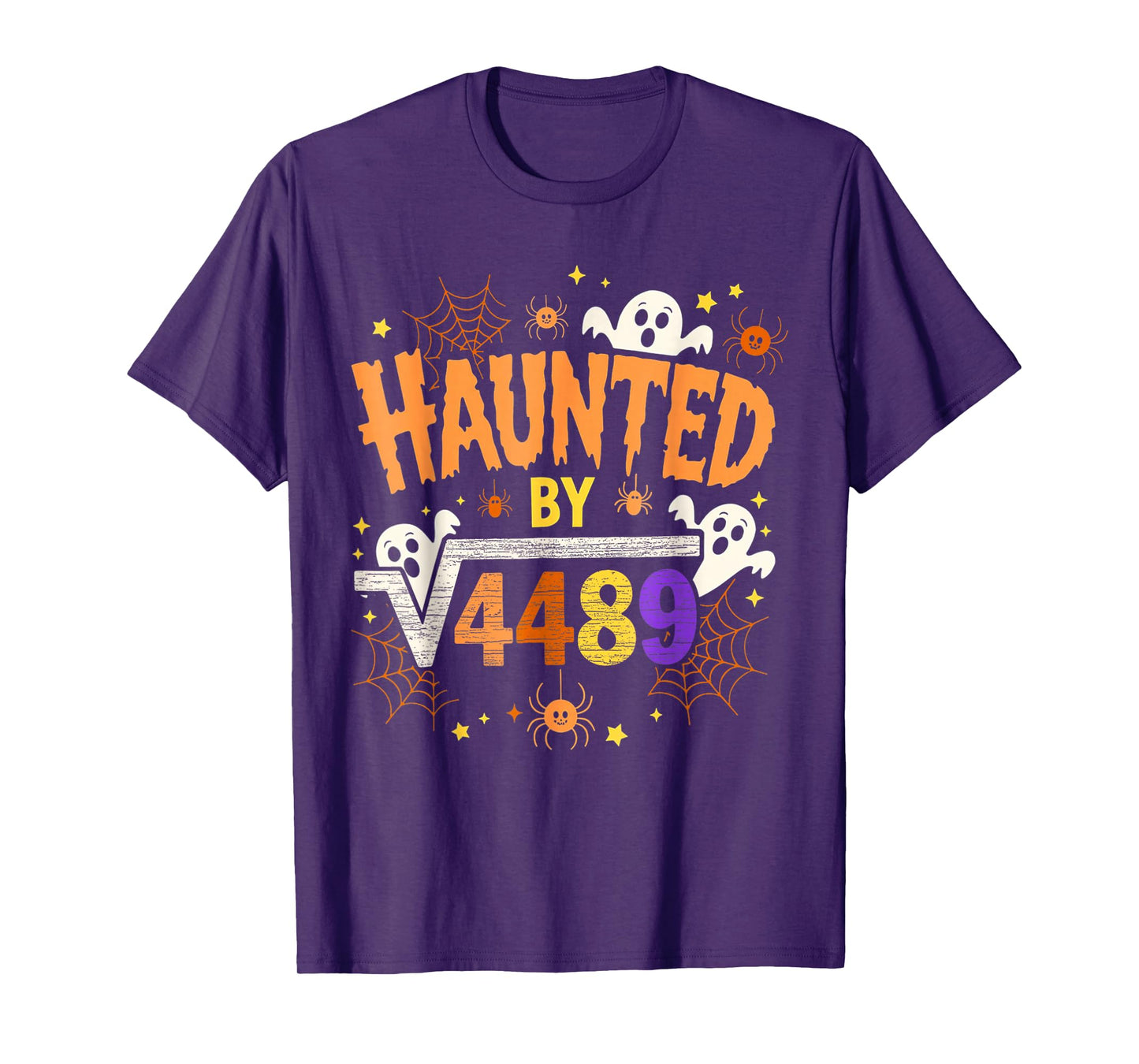 Funny Math Halloween Haunted by Square Root of 4489 Meme 67 T-Shirt