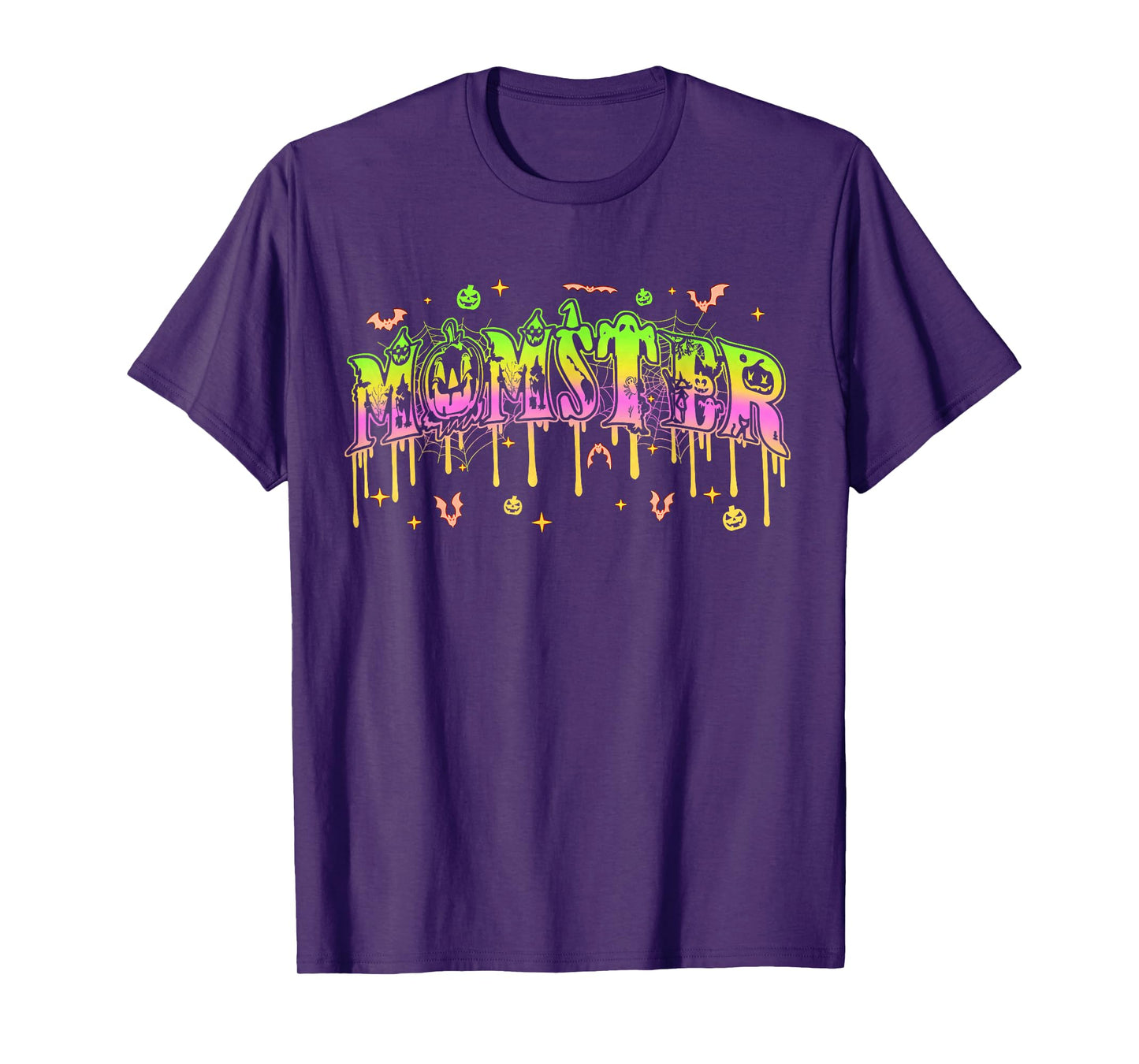 Cool Momster Drip Halloween Spooky Vibes T-Shirt