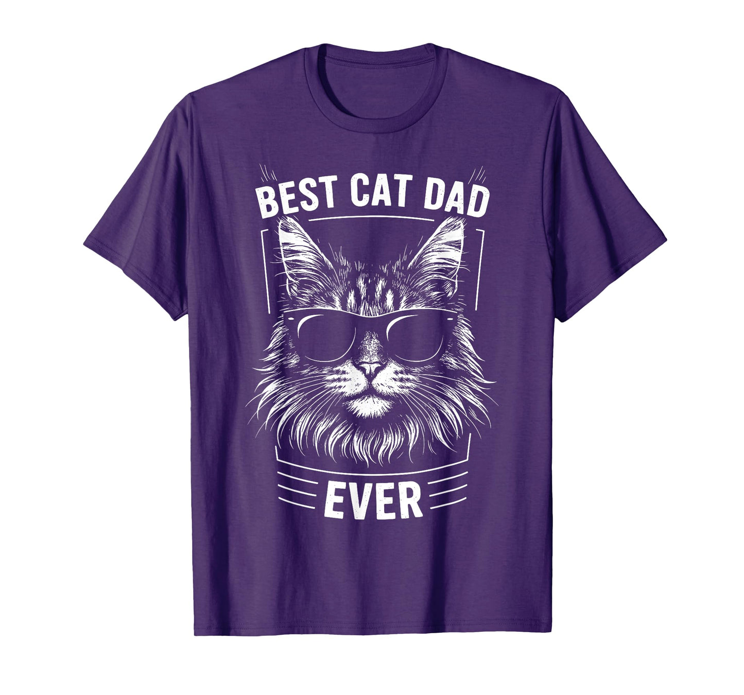 Best Maine Coon Cat Dad Ever T-Shirt