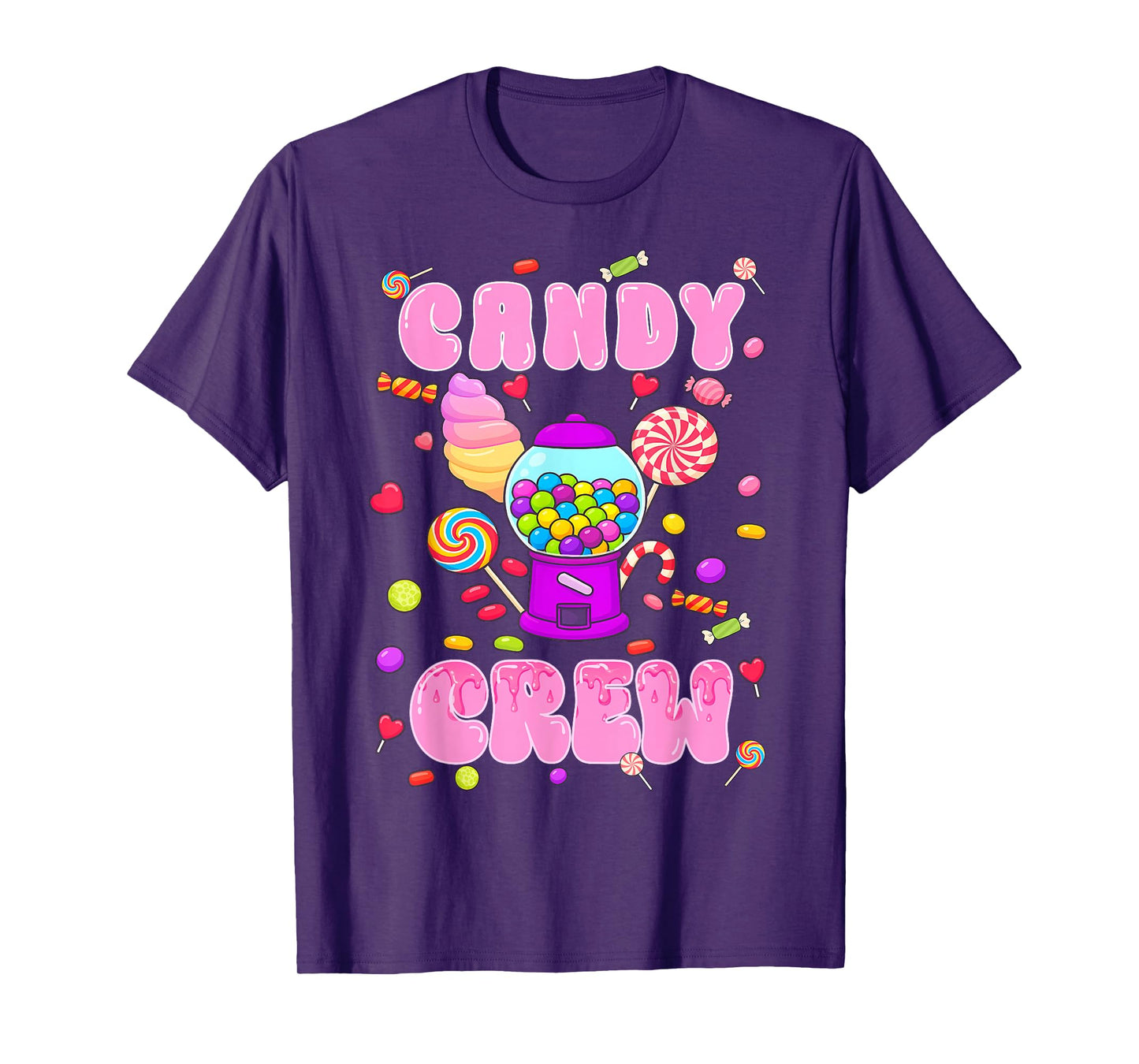 Candy Crew Candy Land Decorations Sweetie Candy Squad Kids T-Shirt