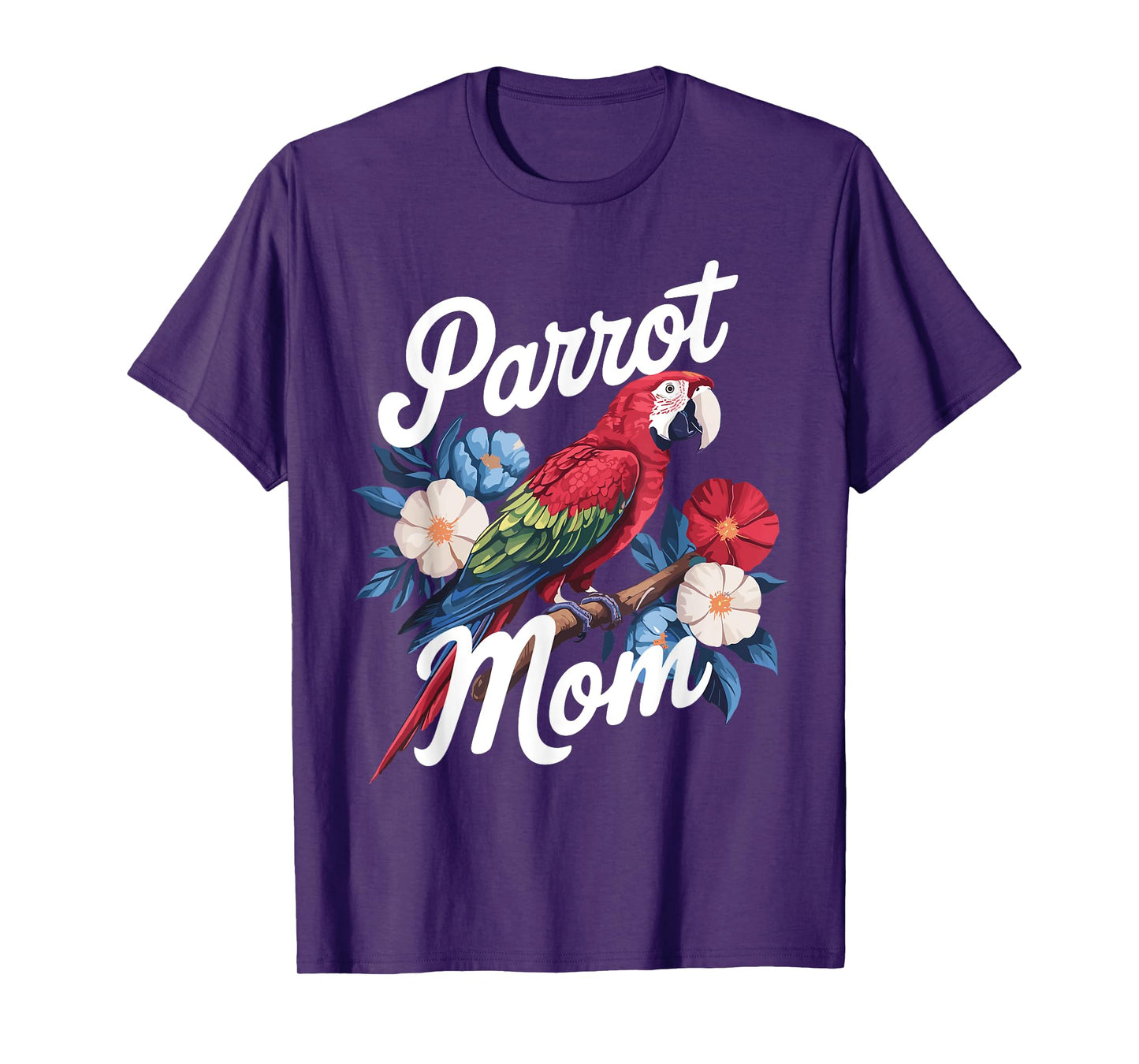 Cool Parrot Art For Women Girls Tropical Bird Parrot Lovers T-Shirt