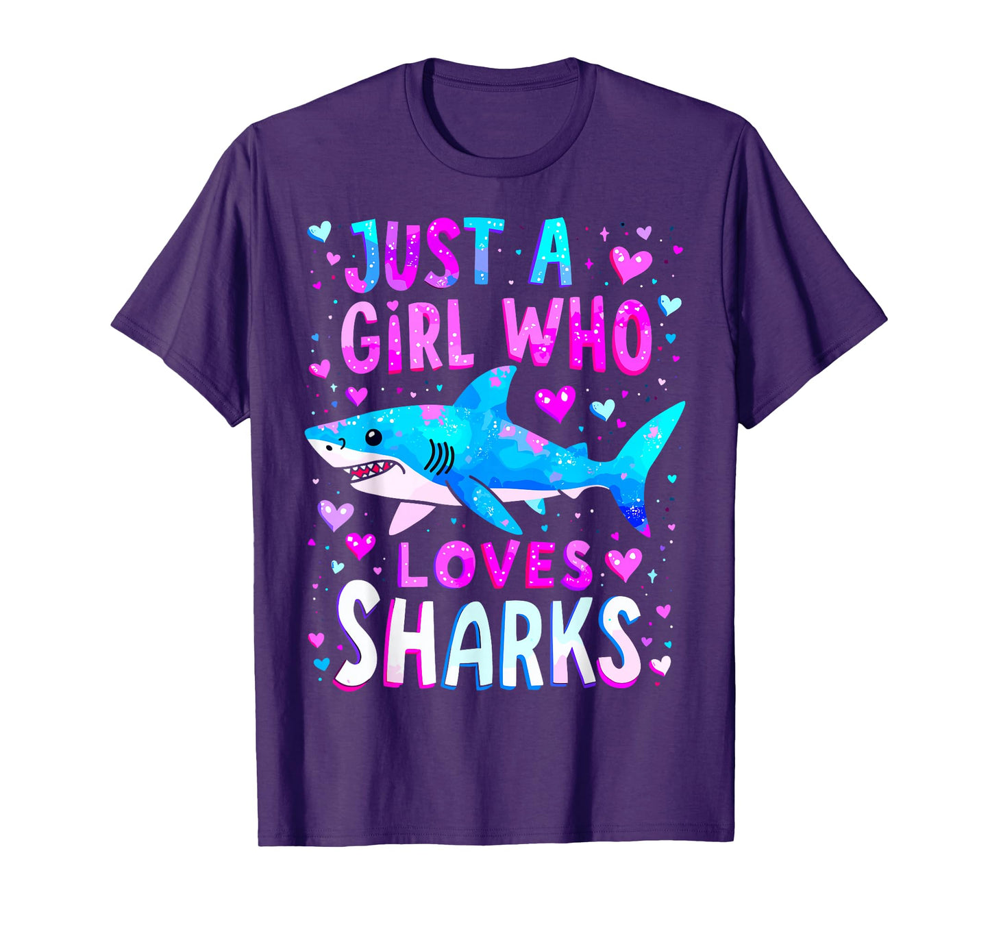 Shark Just a Girl Who Loves Sharks T-Shirt