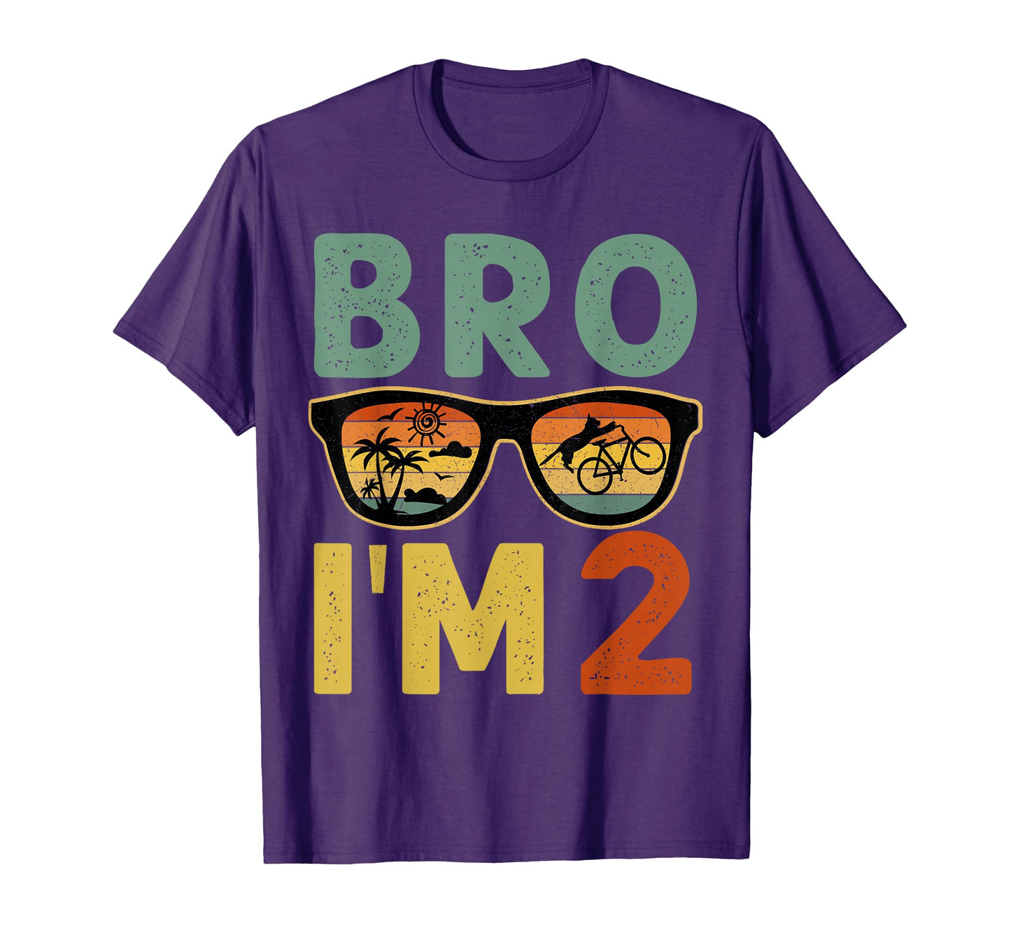 2nd Birthday Boy Bro I’m 2 Year Old Kids Two Bday T-Shirt