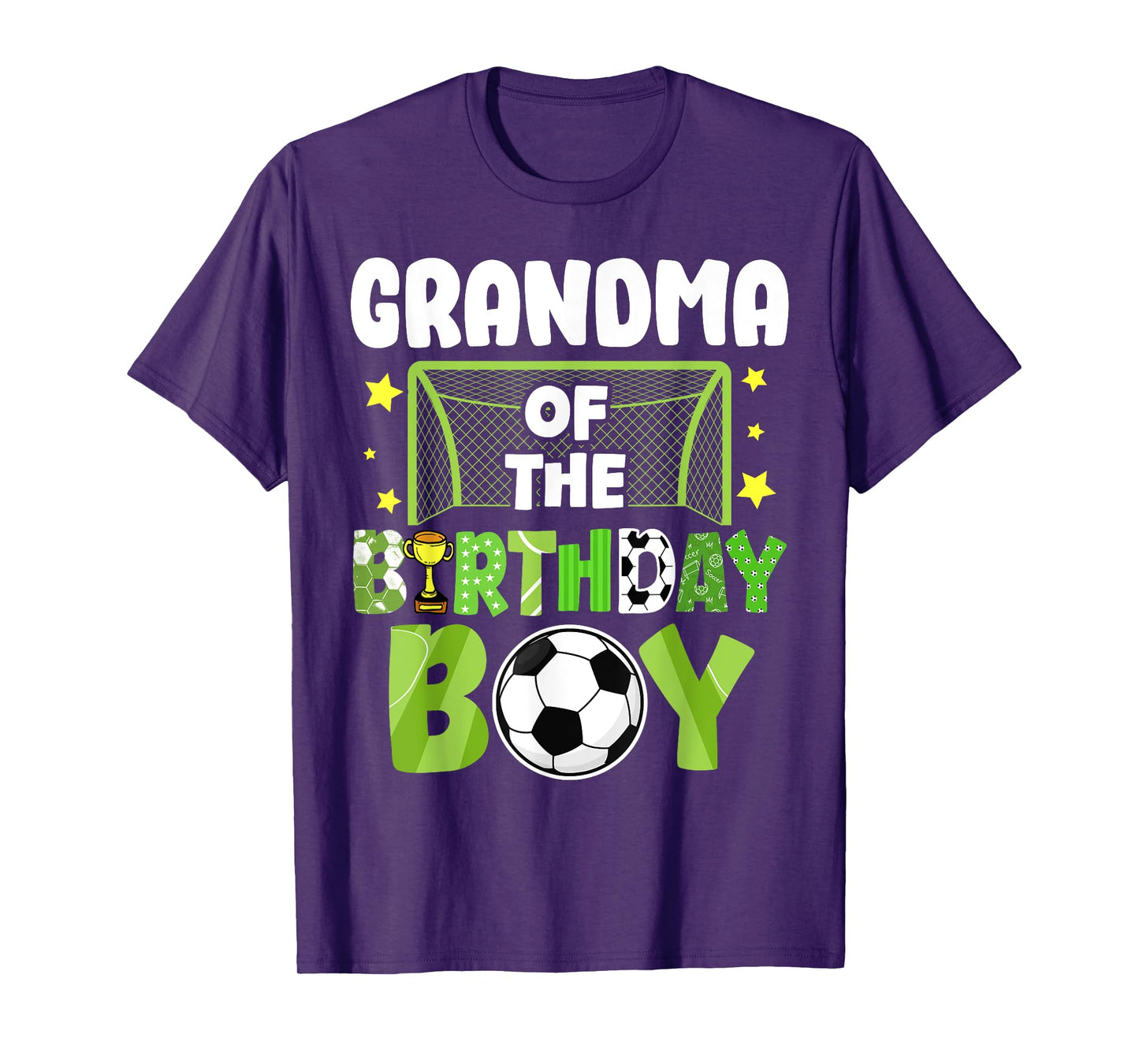 Soccer Grandma Birthday Boy Party Soccer Family Matching T-Shirt