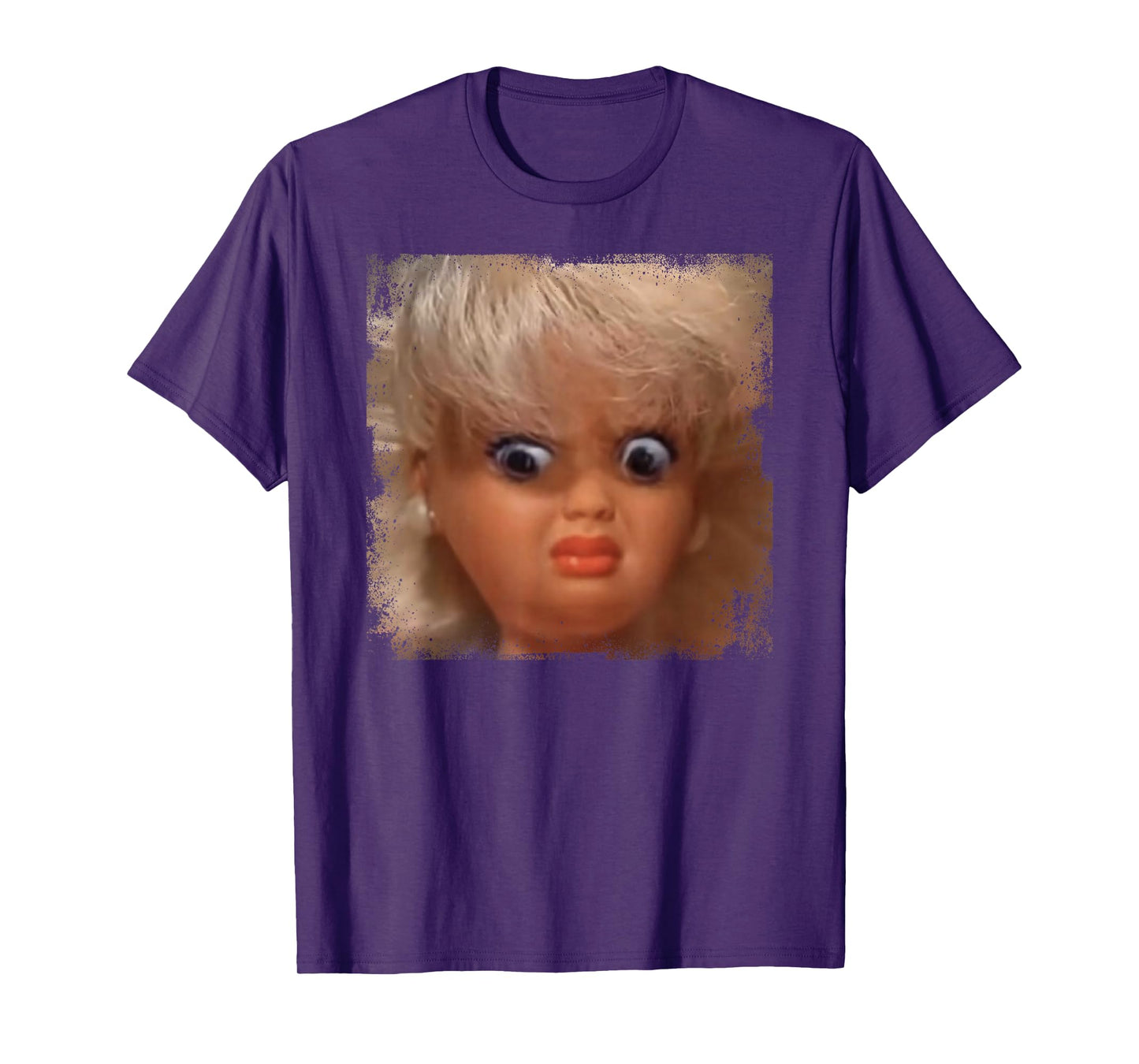 Funny Doll Face Meme T-Shirt