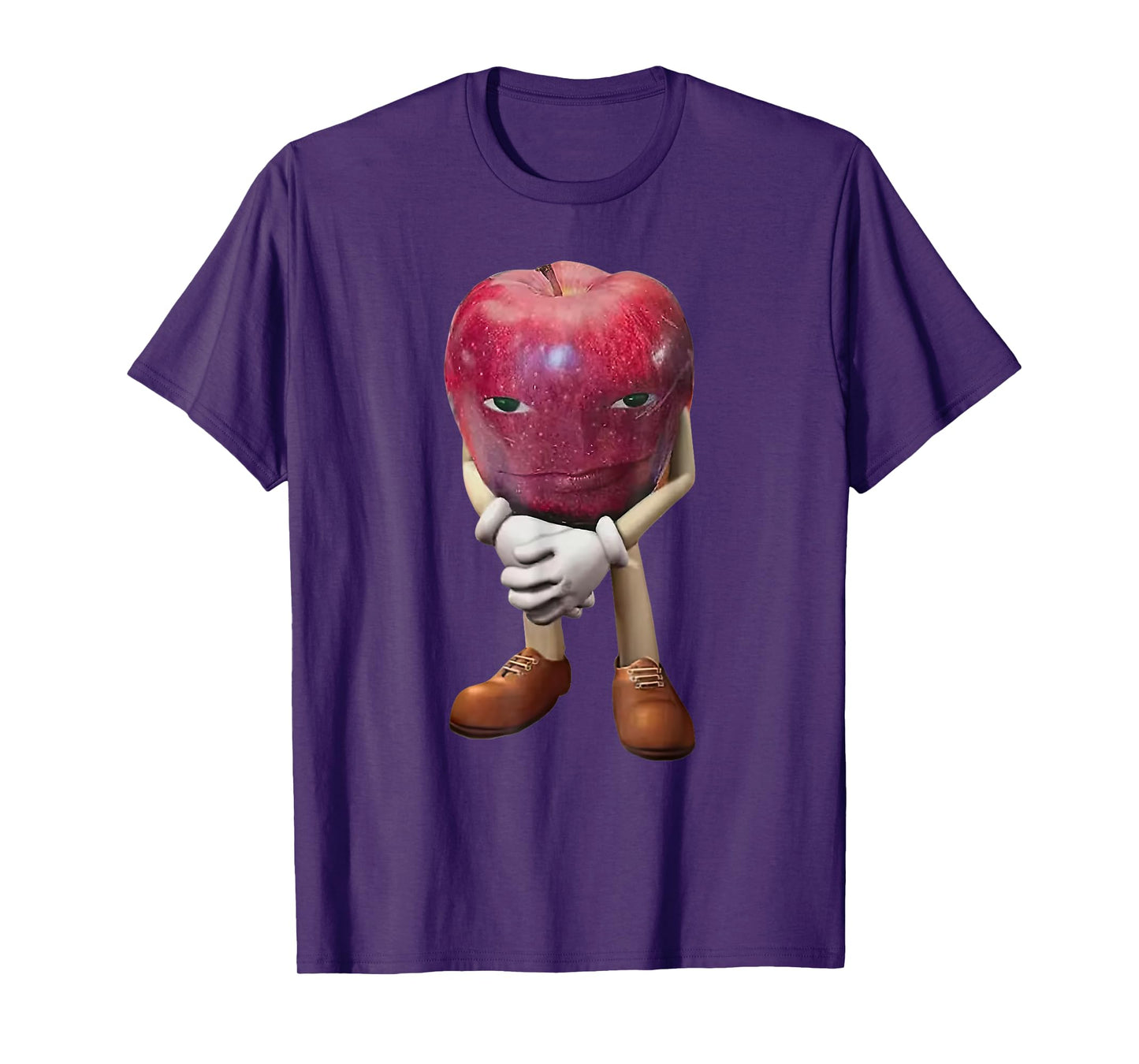 Me Asf Apple Funny Apple Face Meme Wapple T-Shirt