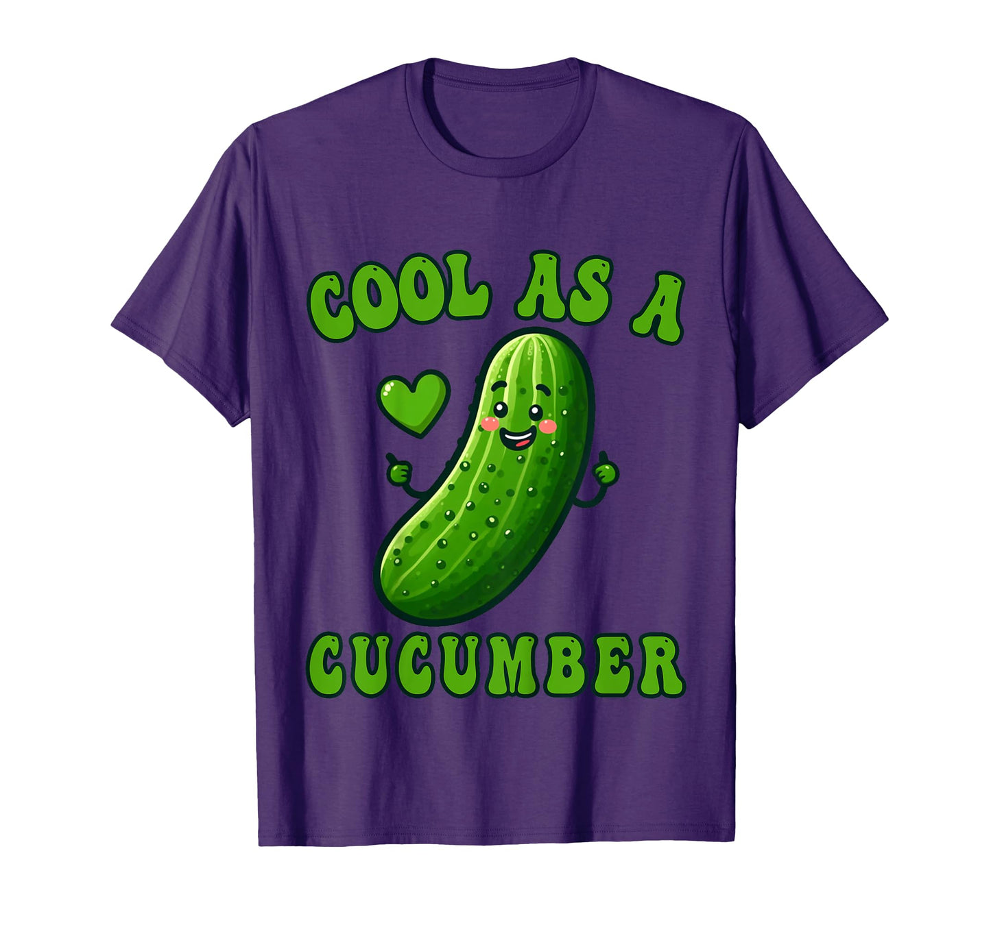 Kids Cool as a Cucumber Costume Funny Cucumber kids girls Novelty T-Shirt