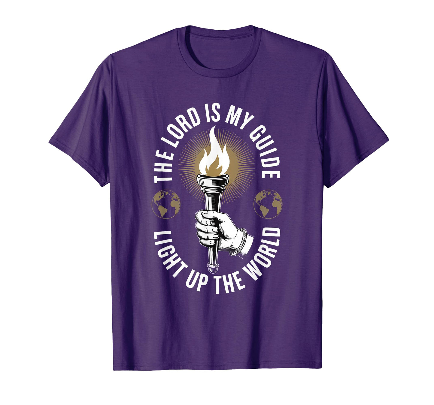 Lord is My God Light Up The World Christian Streetwear T-Shirt