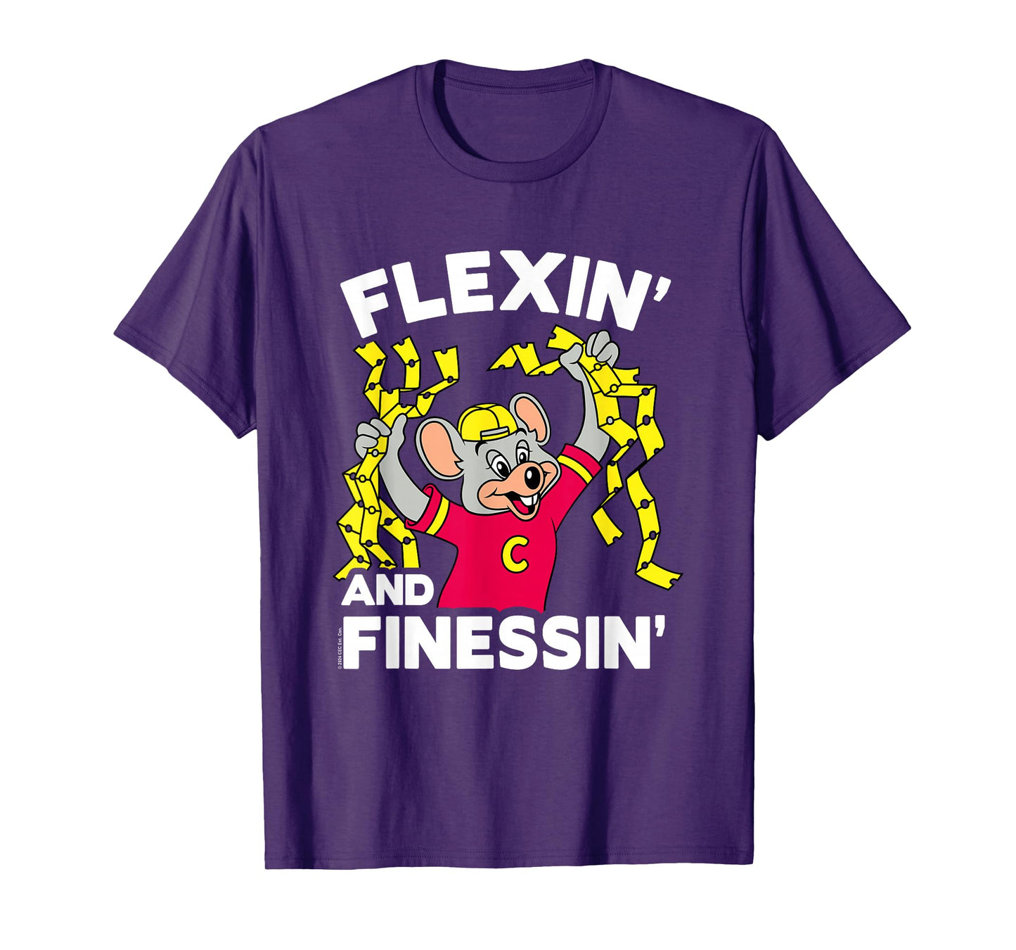Chuck E. Cheese Flexin' And Finessin' Handful Of Tickets T-Shirt