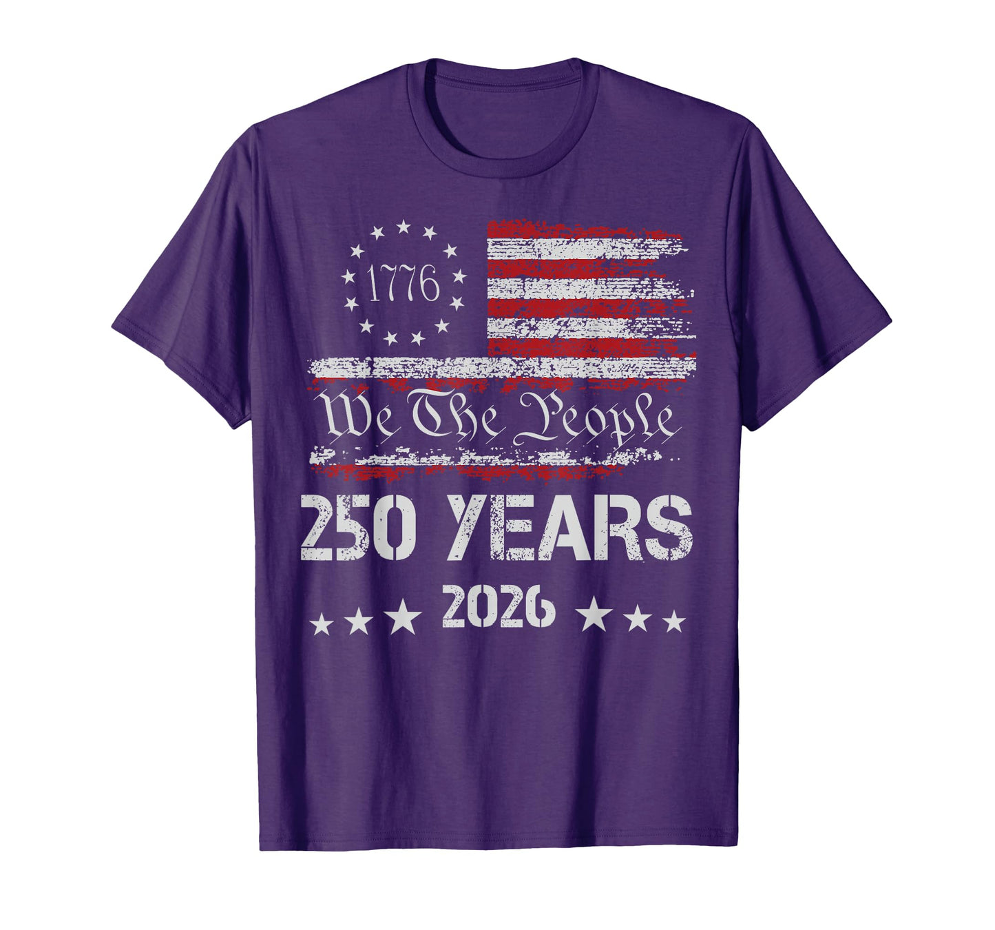 250th America US 250 Years We The People Birthday July 4th T-Shirt