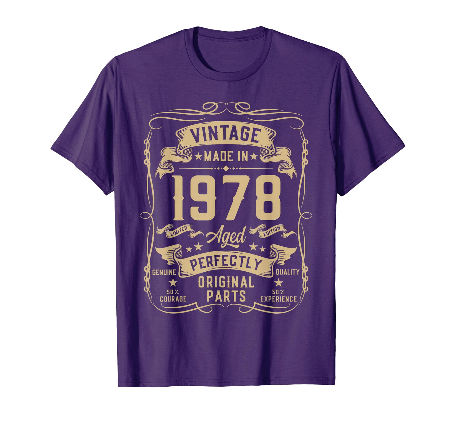 Vintage 1978 47yr 47th Birthday Gifts for Men 47 Years Old T-Shirt