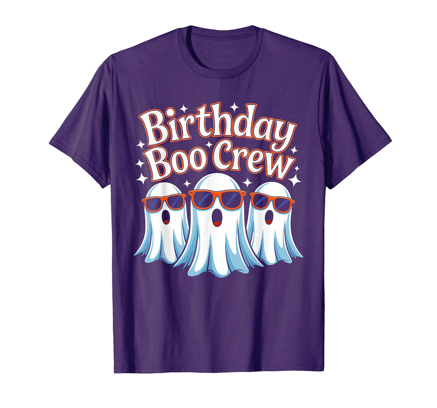 Birthday Boo Crew Matching Halloween Birthday Party Ghosts T-Shirt