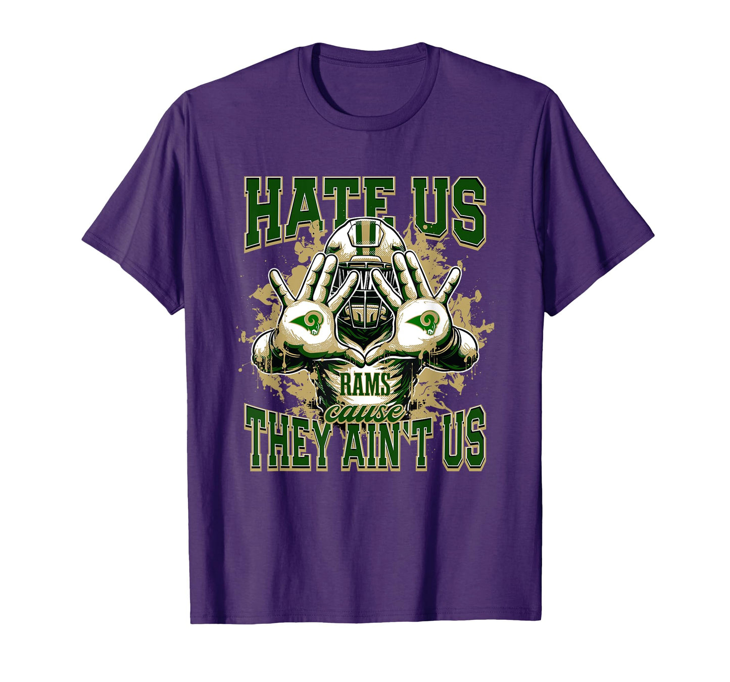 Acadiana Rams Logo Hate Us Cause They Ain't HS T-Shirt