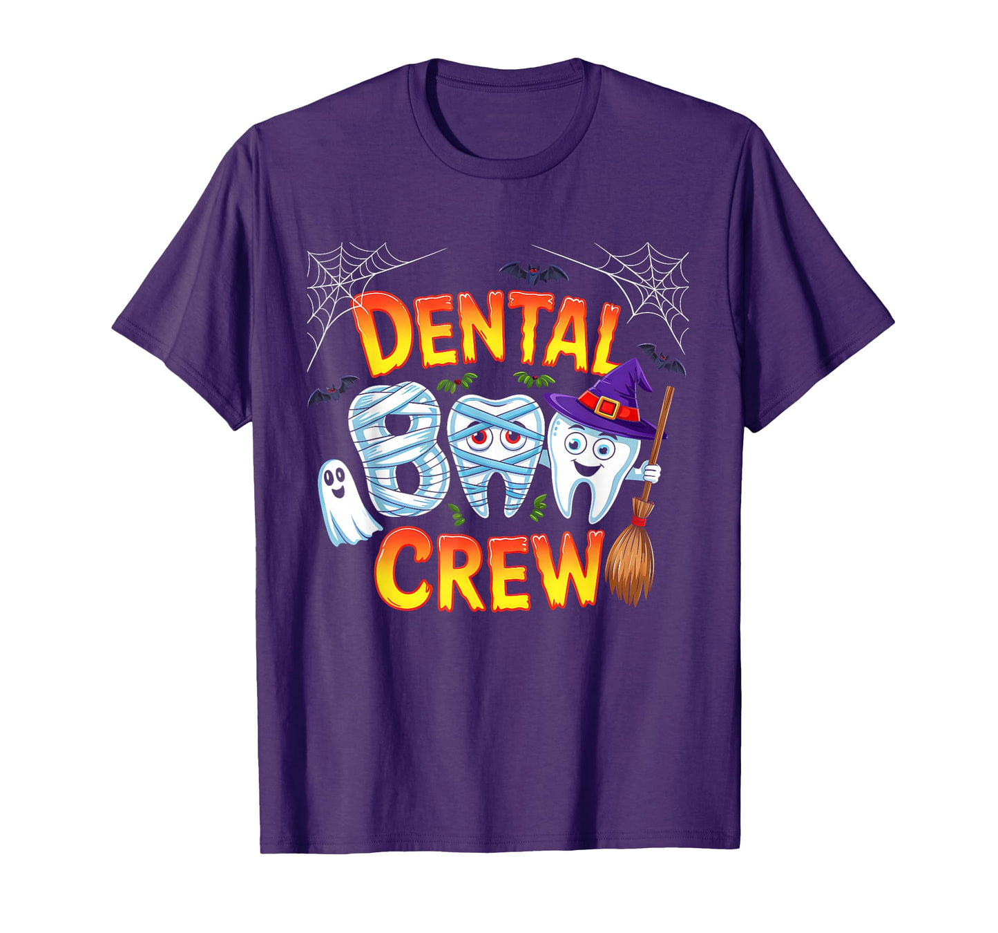 Halloween Dental Boo Crew Dentist Costume Teeth Women Men T-Shirt