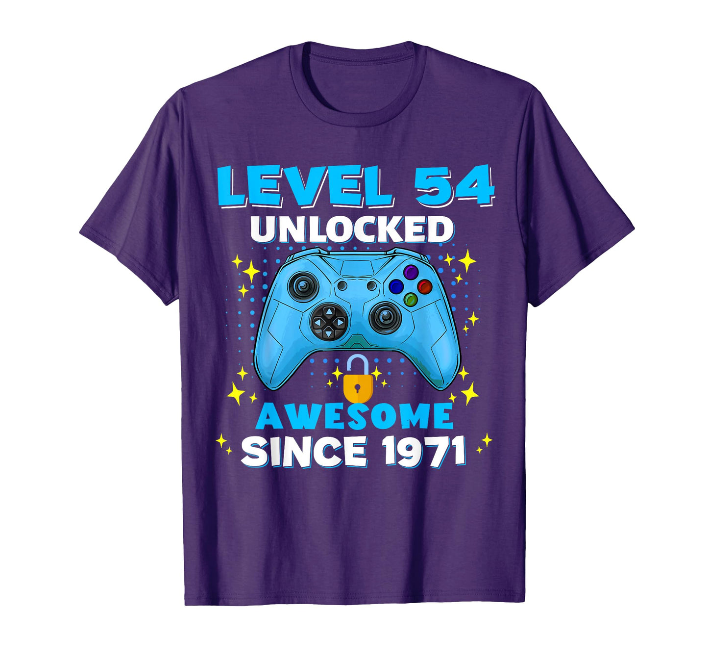 54th Birthday T-Shirt For Men 54 Years Birthday Gifts T-Shirt
