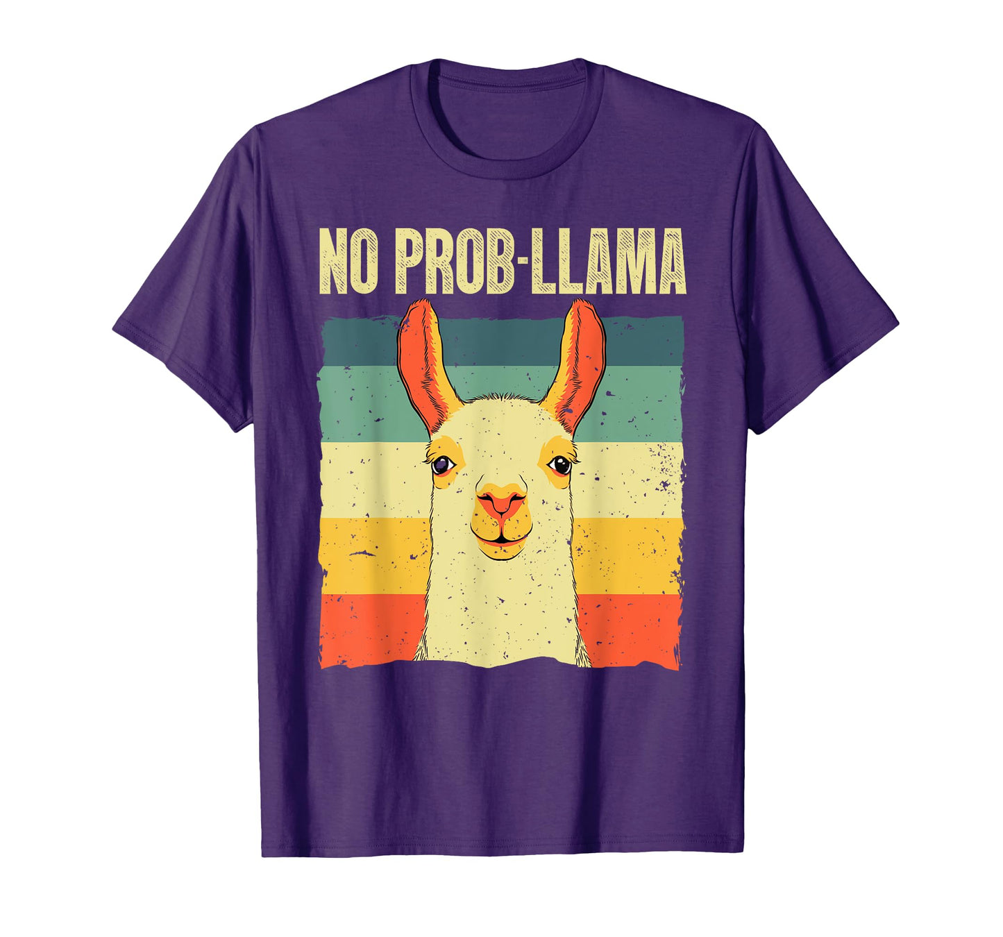 Cool Llama For Men Women No Prob Llama Alpaca Farming Animal T-Shirt
