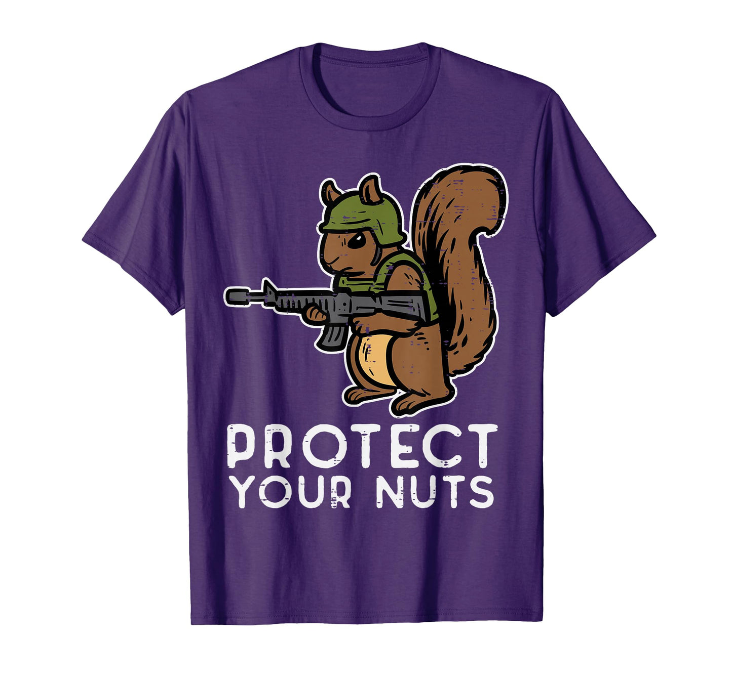 Squirrel Protect Your Nuts Funny Chipmunk Men Women Boy Kids T-Shirt