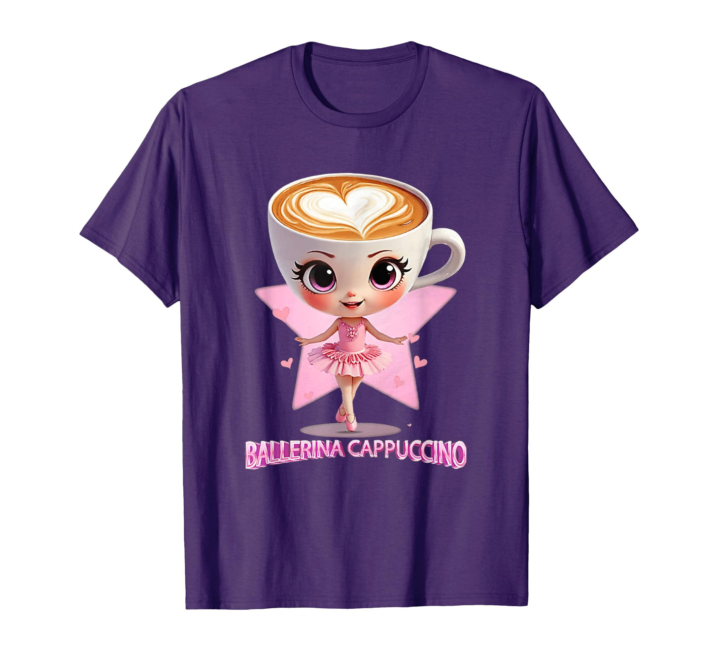 Ballerina Cappuccina Italian Brainrot Funny Cappuccino Meme T-Shirt