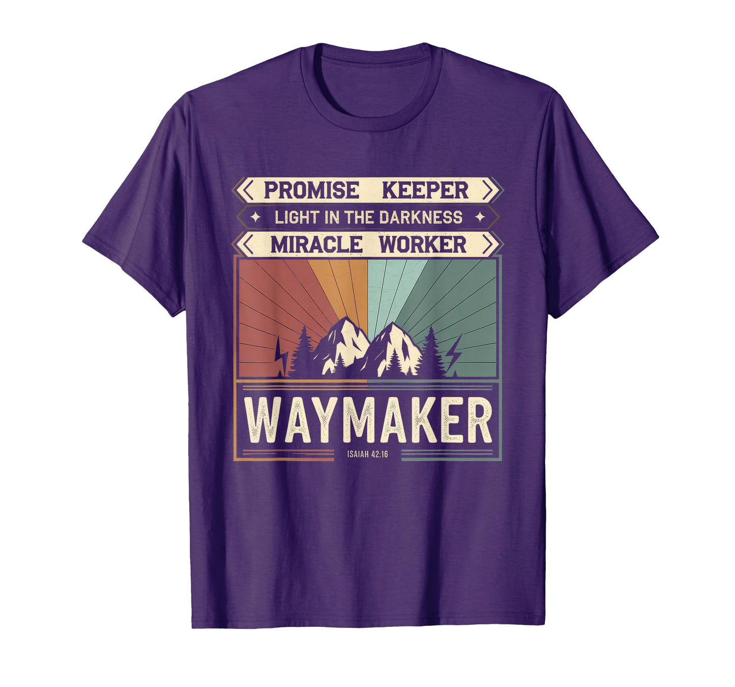 Waymaker Tshirt Promise Keeper Miracle Worker God Christian T-Shirt