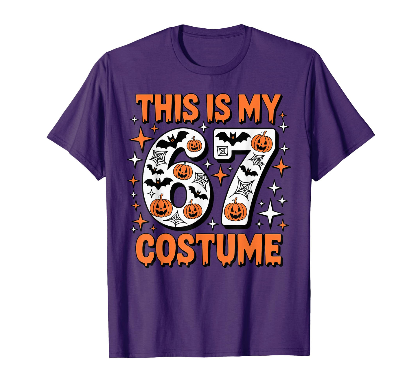 This is My 67 Costume 6 7 Meme Gen Alpha Halloween Six Seven T-Shirt