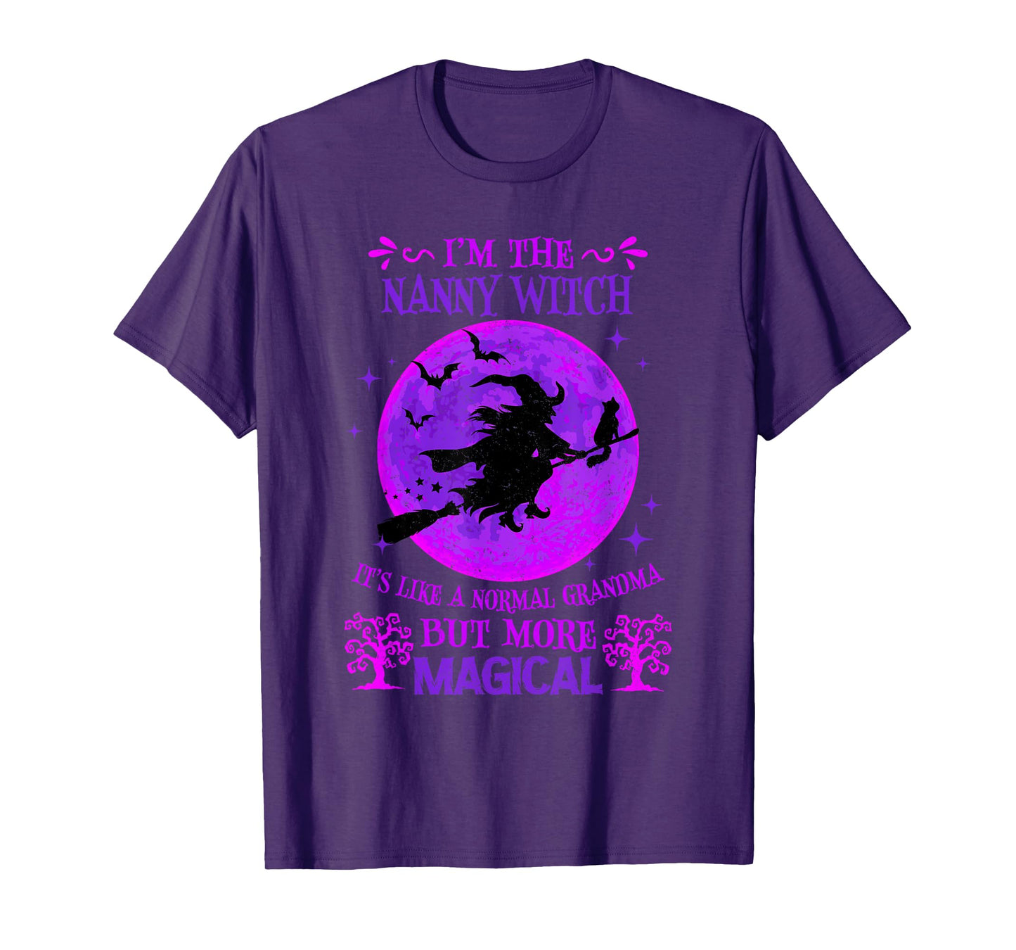 I'm The Nanny Witch Like A Normal Grandma Halloween T-Shirt