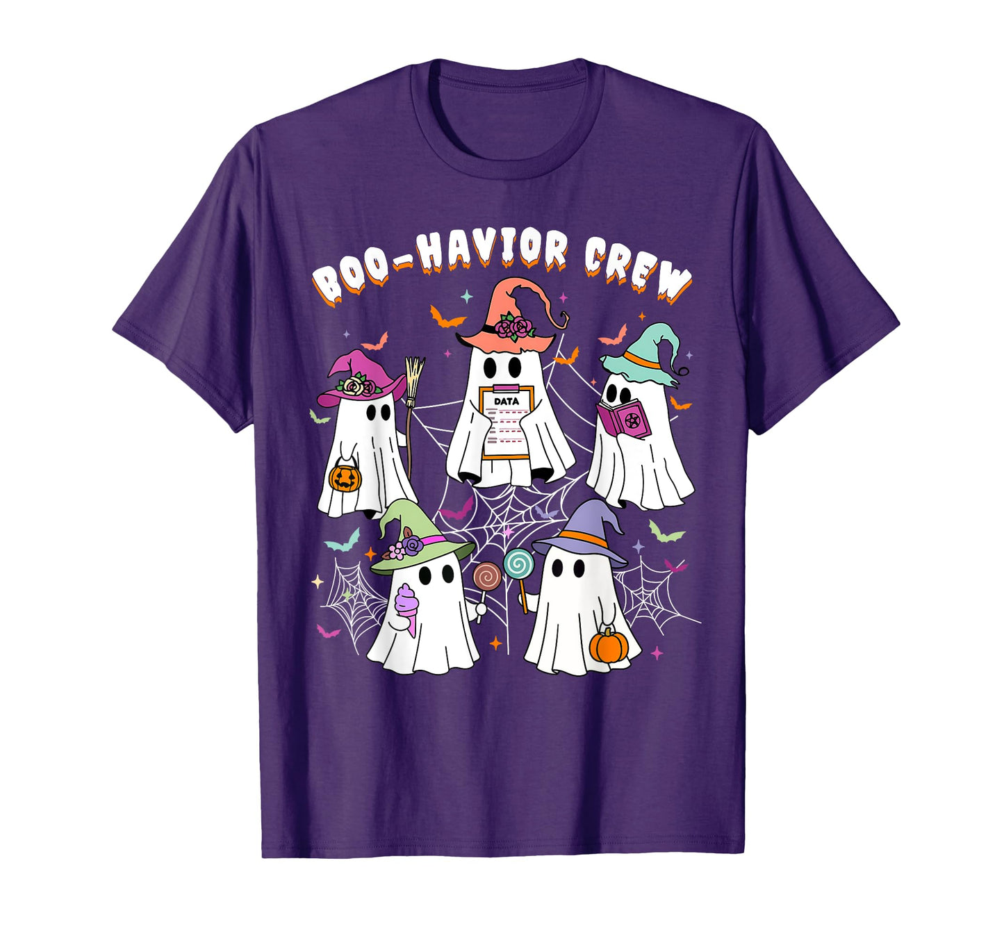 Boo-Havior Crew Behavior Analyst ABA Funny Ghost Halloween T-Shirt