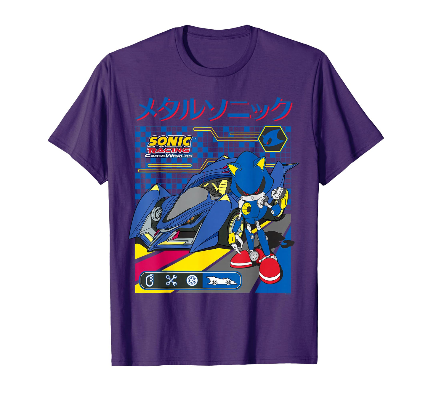 Sonic Racing CrossWorlds - Pedal to The Metal Sonic T-Shirt