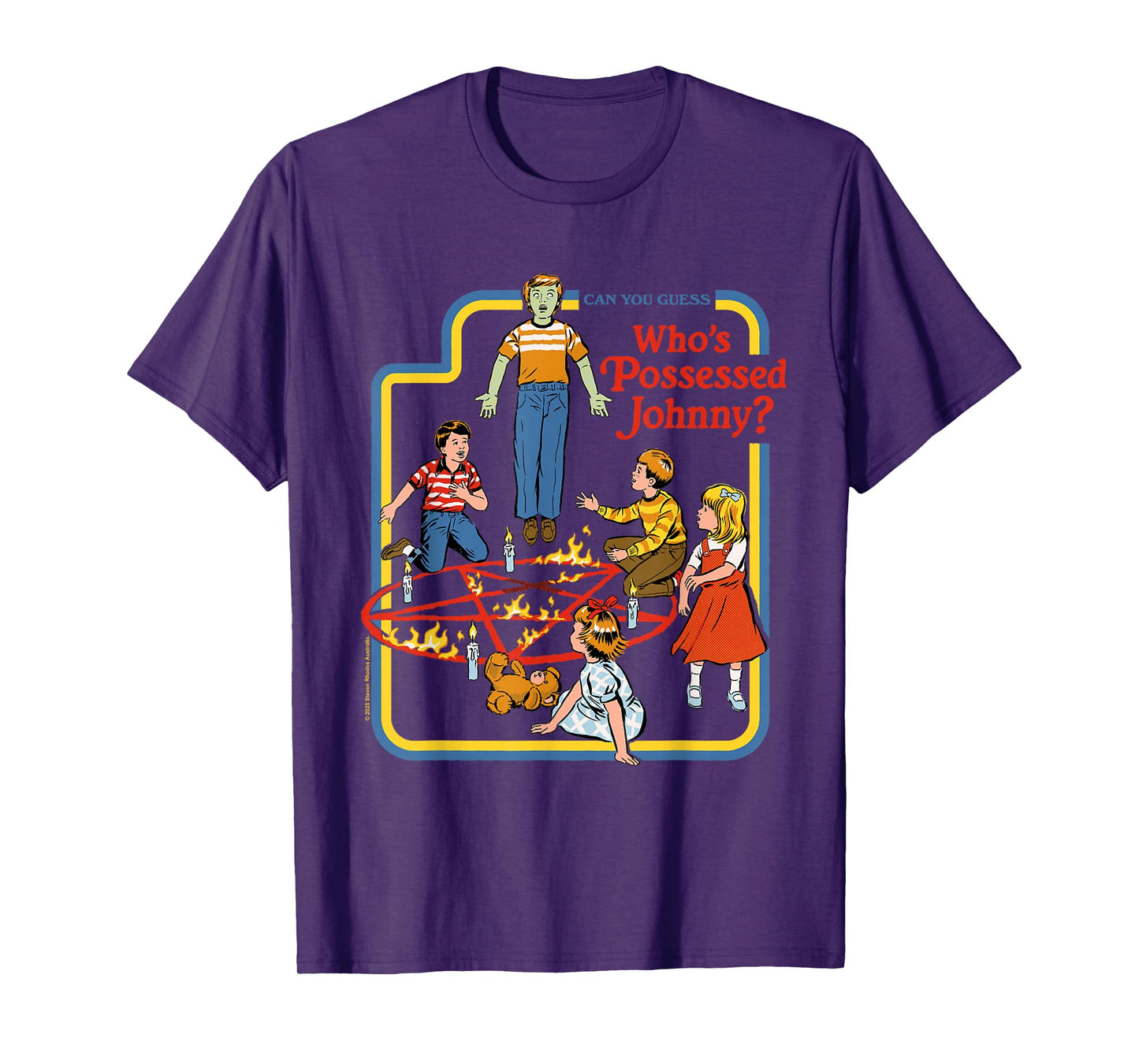 Possessed Johnny Sarcastic Retro Vintage Funny Adult Humor T-Shirt