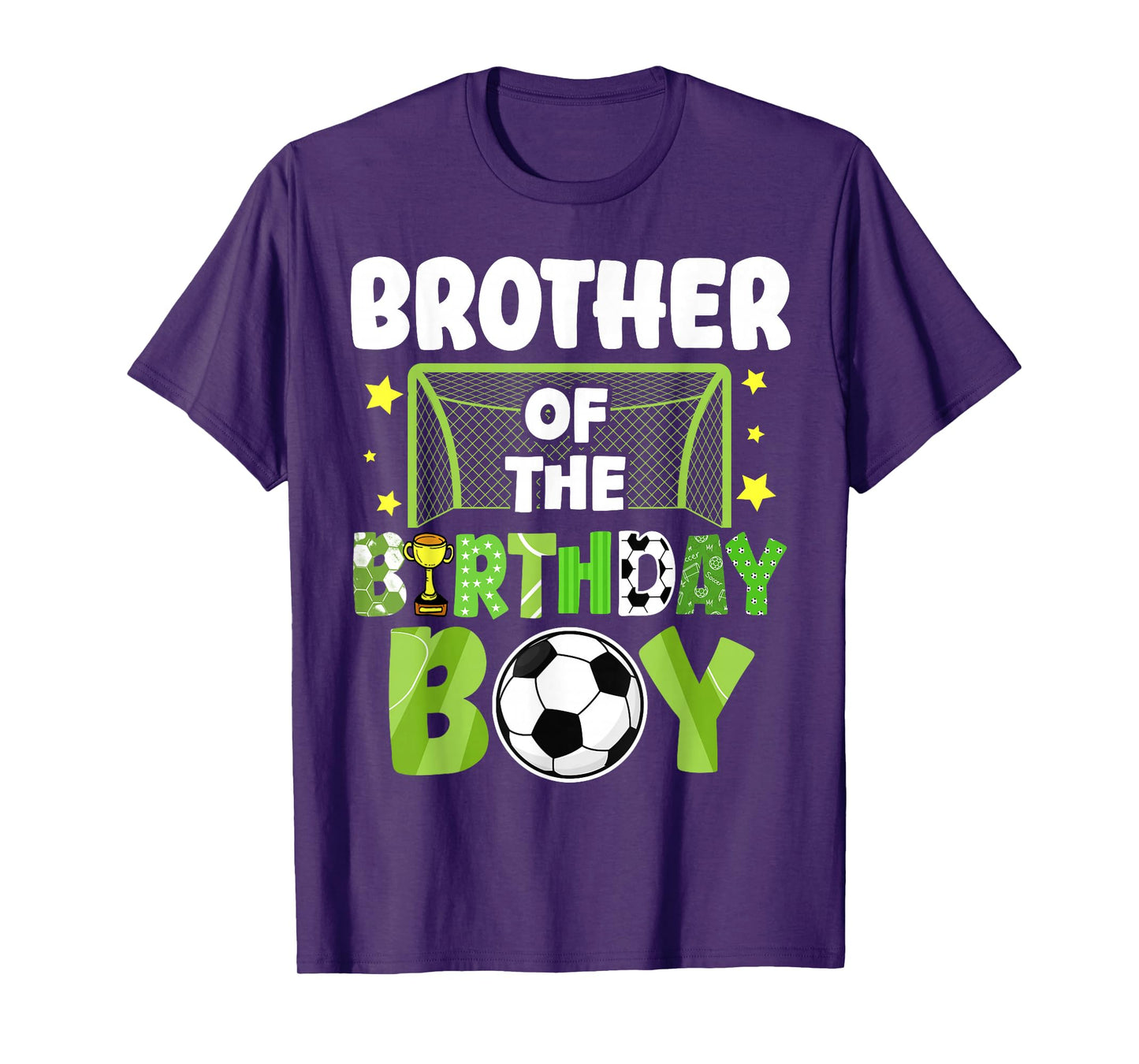 Soccer Brother Birthday Boy Party Soccer Family Matching T-Shirt