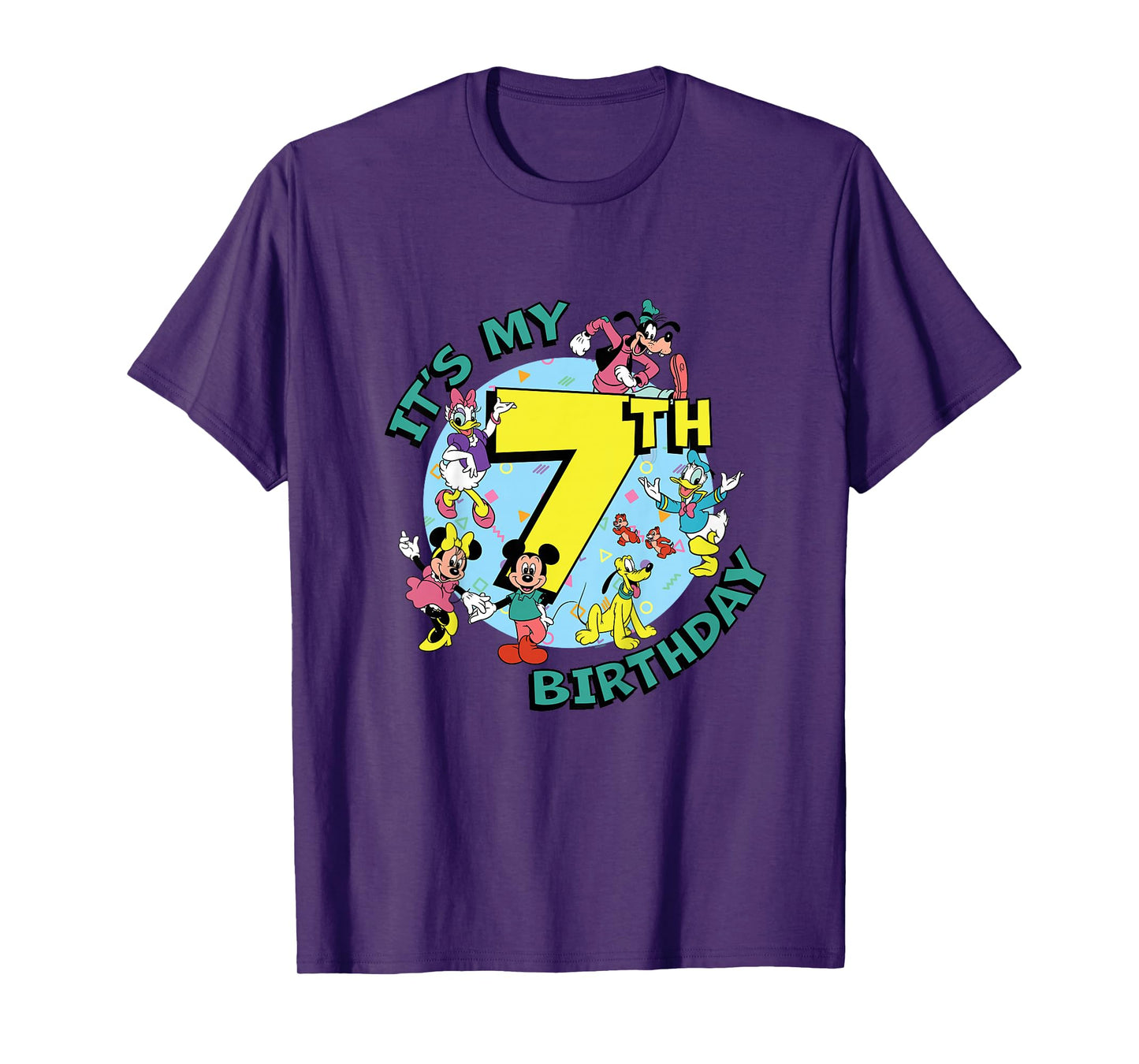 Disney Mickey and Friends It’s My Seventh 7th Birthday T-Shirt