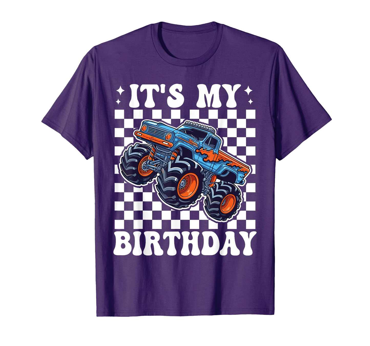 It's My Birthday Monster Truck Car Gifts Birthday Boys T-Shirt