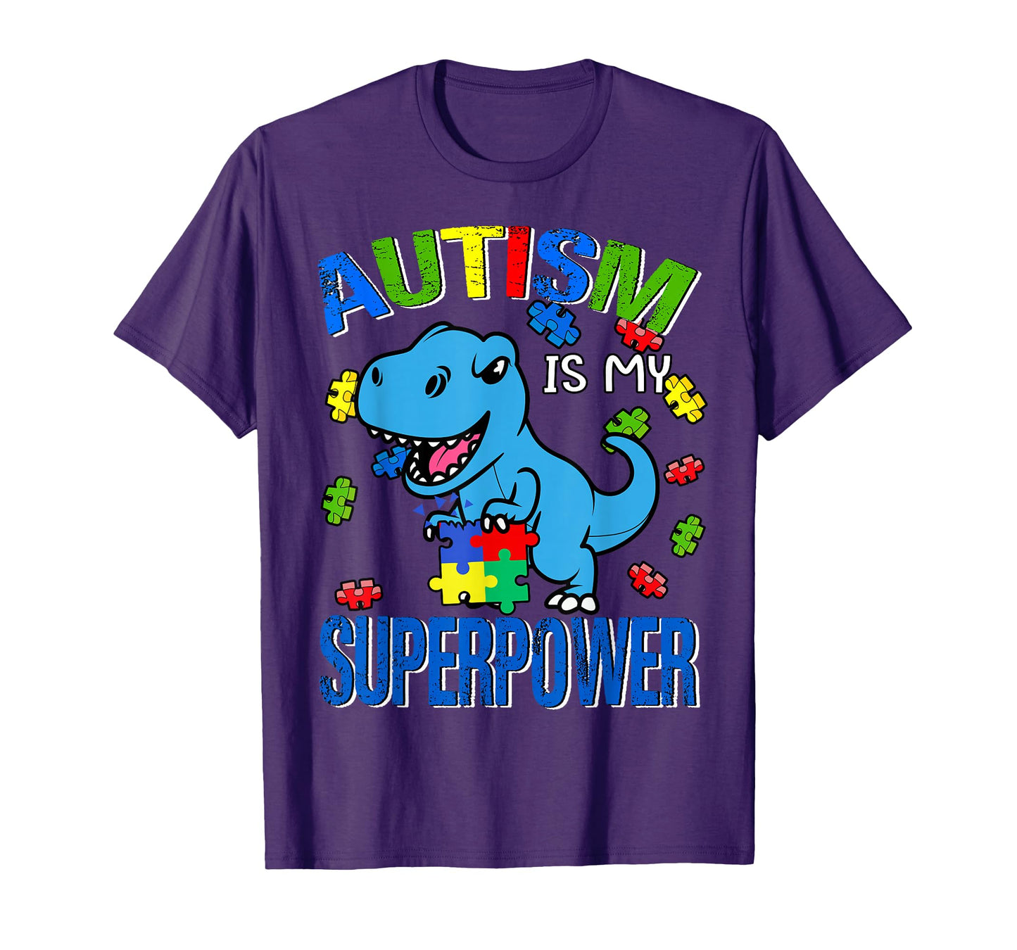 Autism Awareness Is My Superpower Kids Boys T-Shirt