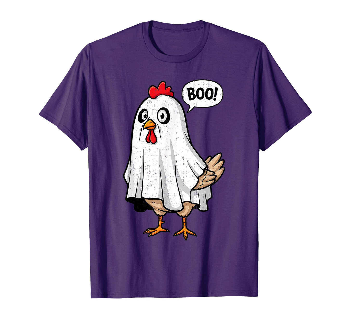 Cute Chicken Boo Funny Halloween Costume Men Women T-Shirt