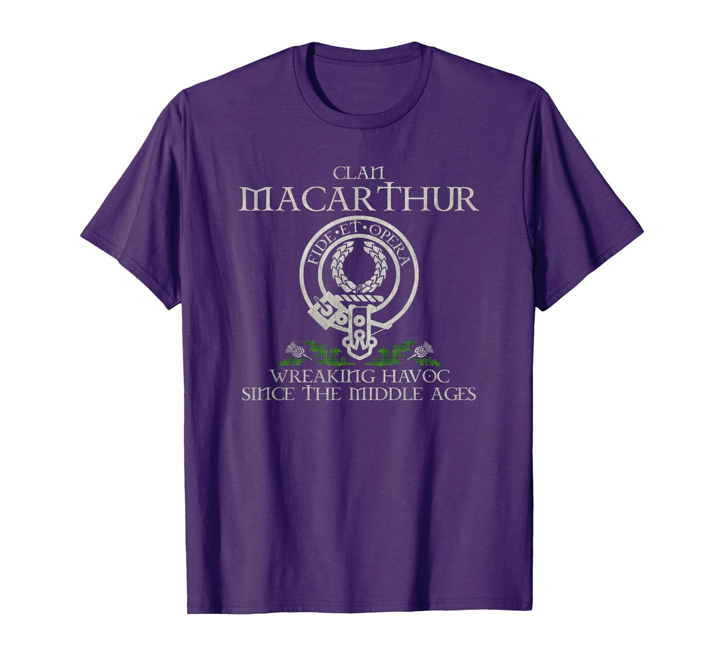 Clan MacArthur Crest, Surname, Scottish Heritage Vintage T-Shirt