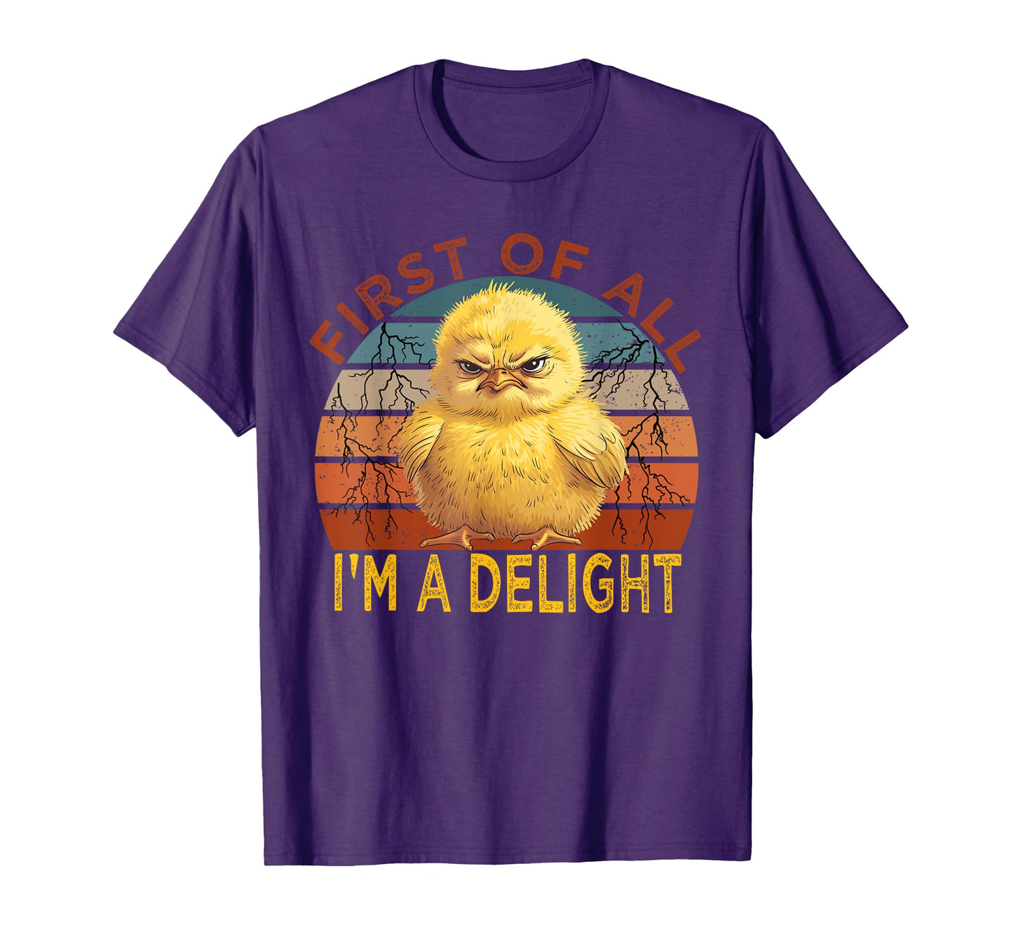First of all I'm a Delight Sarcastic Angry Chick Lover T-Shirt