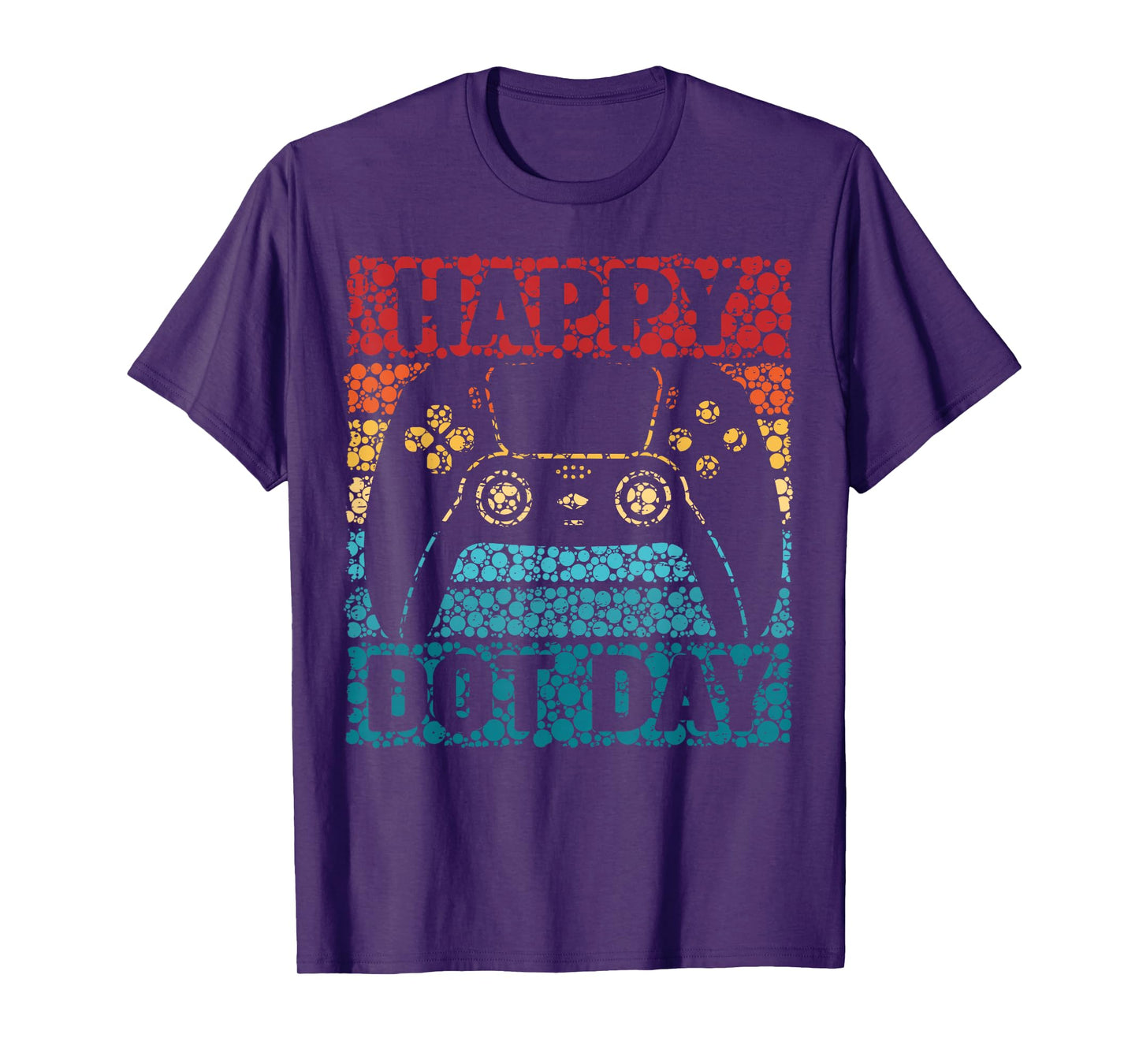 Happy Dot Day Shirts For Gamers Boys Kids Game Controller T-Shirt