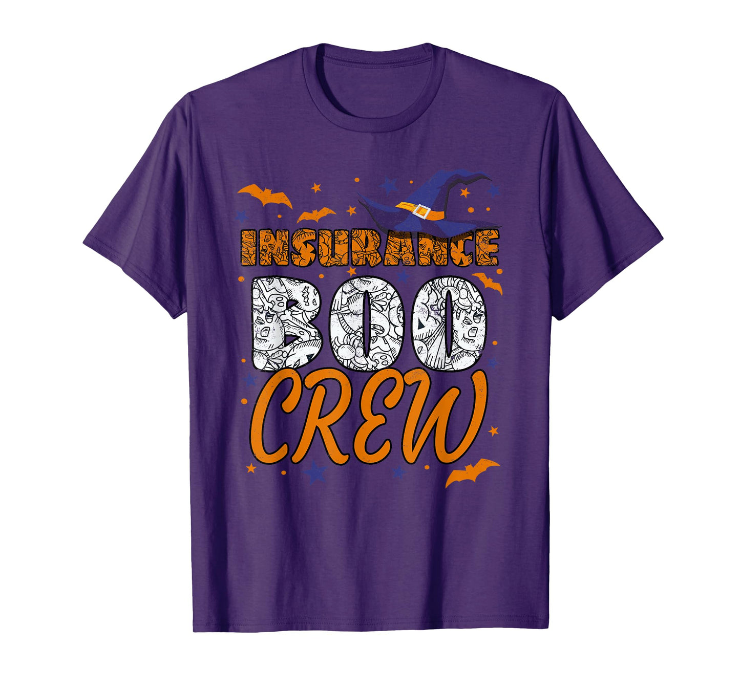 Insurance Boo Crew Halloween Insurance Agent Matching T-Shirt