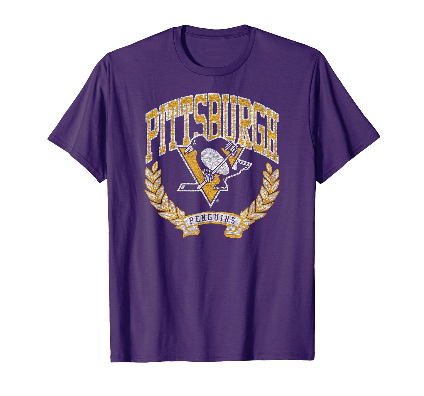 Pittsburgh Penguins Vintage Victory Black Licensed T-Shirt