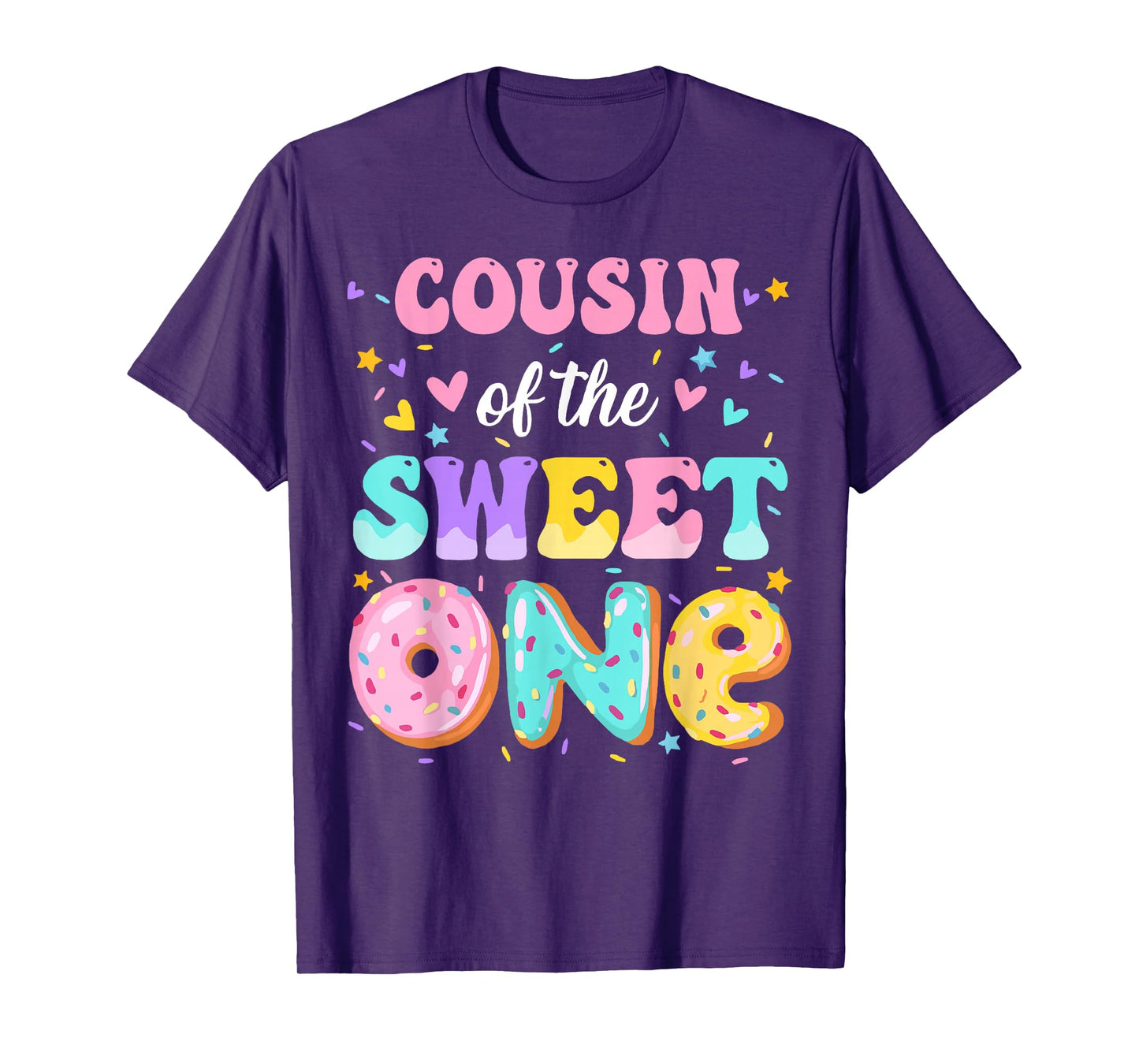 Cousin Of The Sweet One 1st Birthday Donut Theme Family T-Shirt
