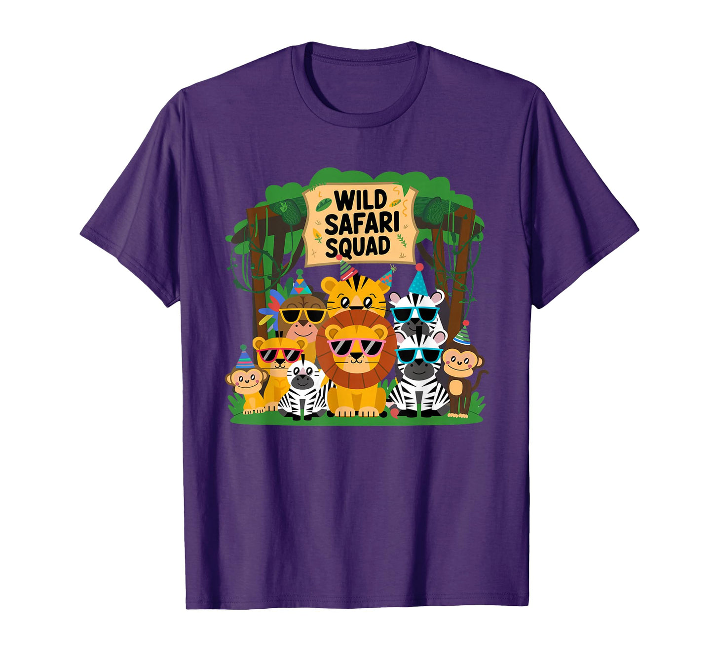 Safari Squad Party Tee for Kids Birthday T-Shirt
