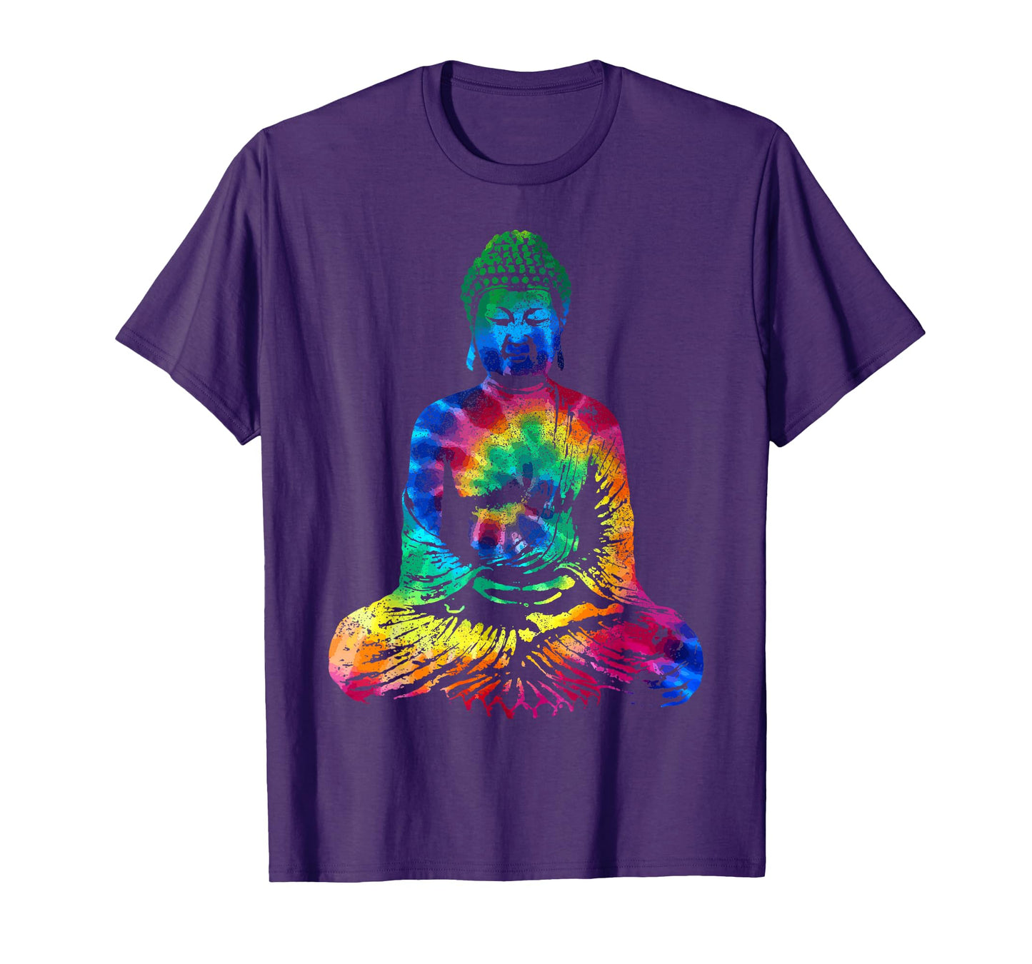 Buddha Tie Dye Vintage Yoga Yogi Buddhist T-Shirt