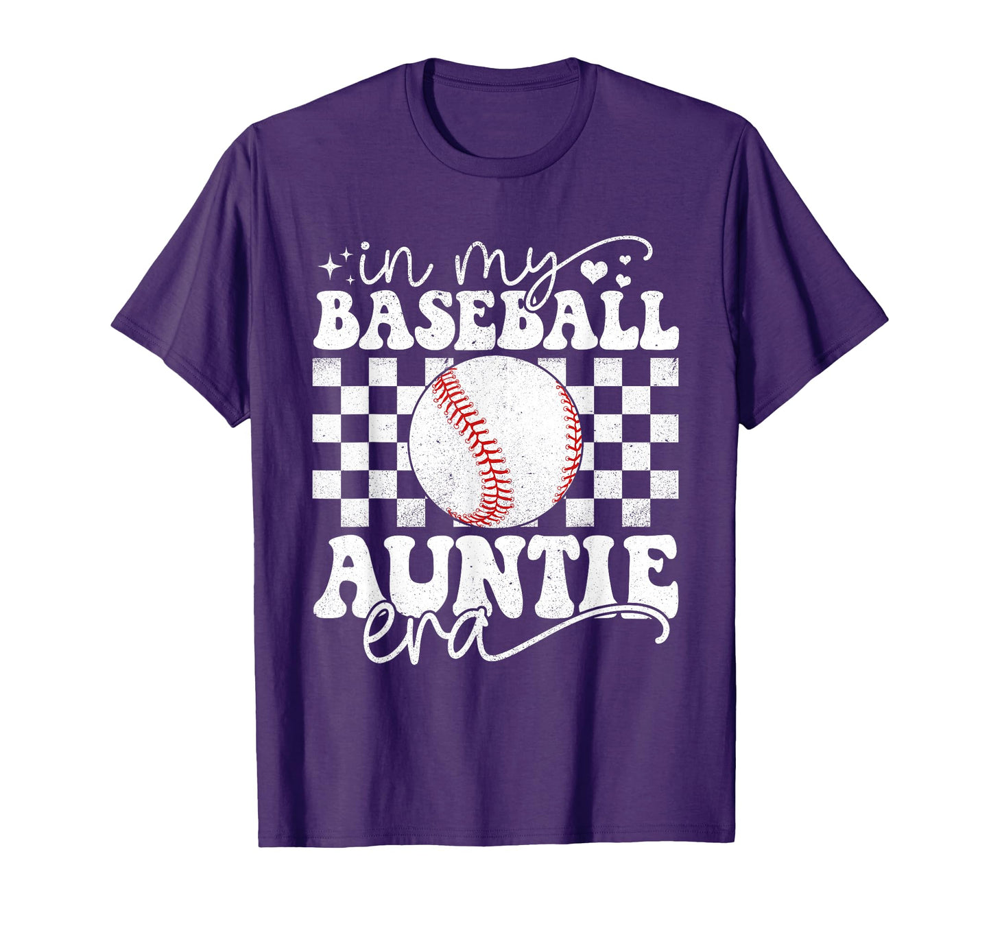 In My Baseball Auntie Era Funny Baseball Auntie Mother's Day T-Shirt