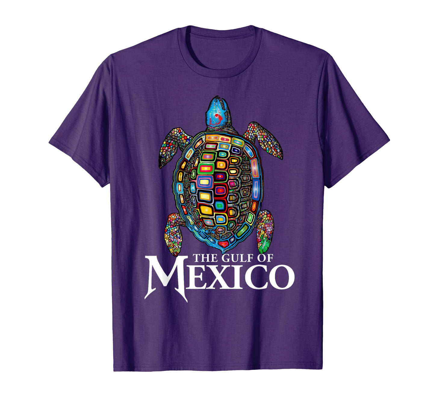The Gulf Of Mexico EDM Music Rave Dance Sea Turtle Graphic T-Shirt