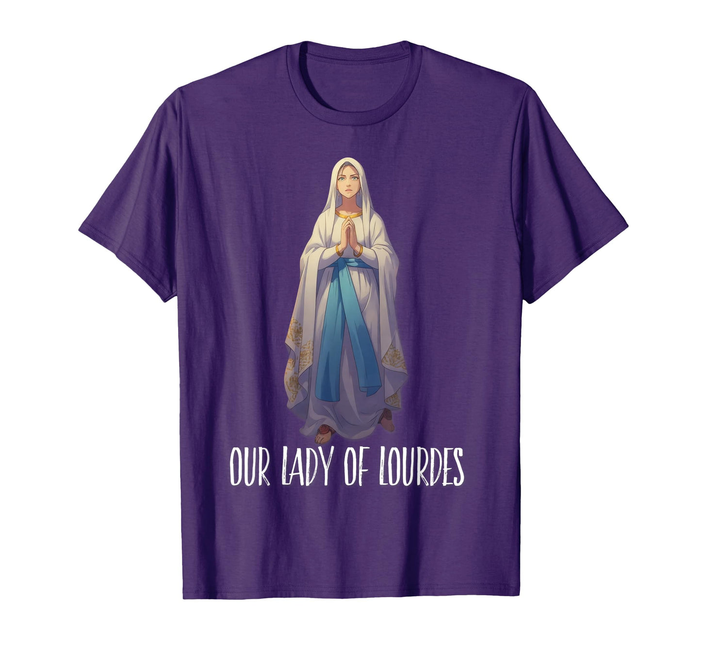 Our Lady of Lourdes Immaculate Blessed Mother T-Shirt
