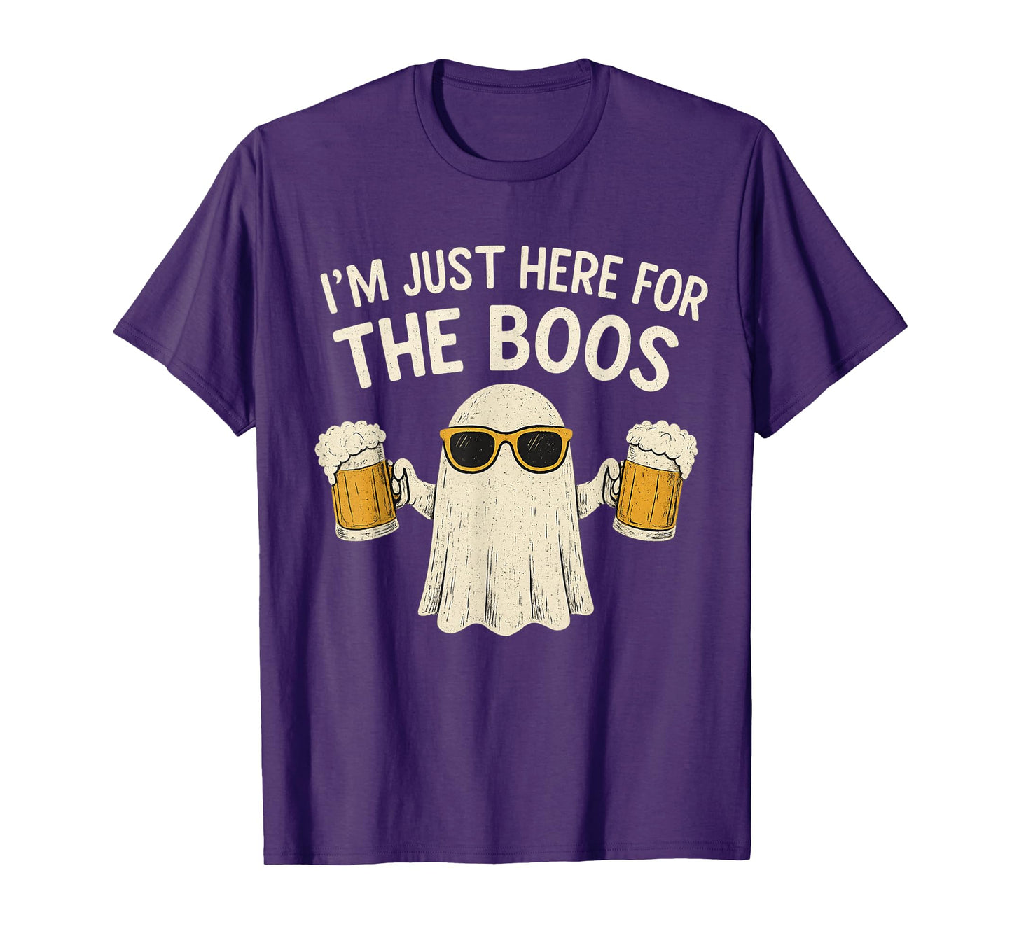 Im Just Here for The Boos Funny Gift Halloween Ghost T-Shirt